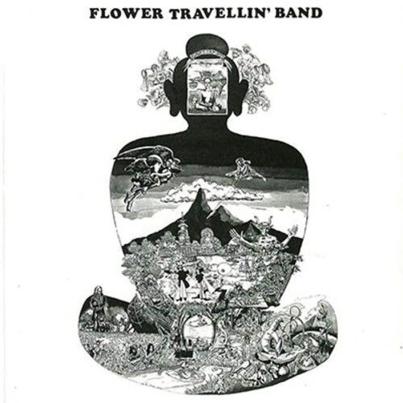 Flower Travellin' Band Satori (White) Vinyl Record