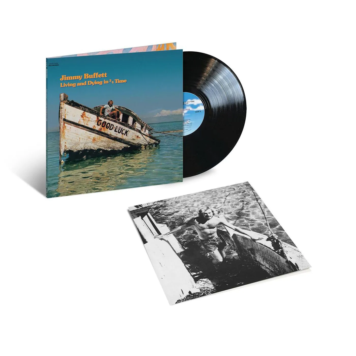 Jimmy Buffett Living And Dying In 3/4 Time Vinyl Record