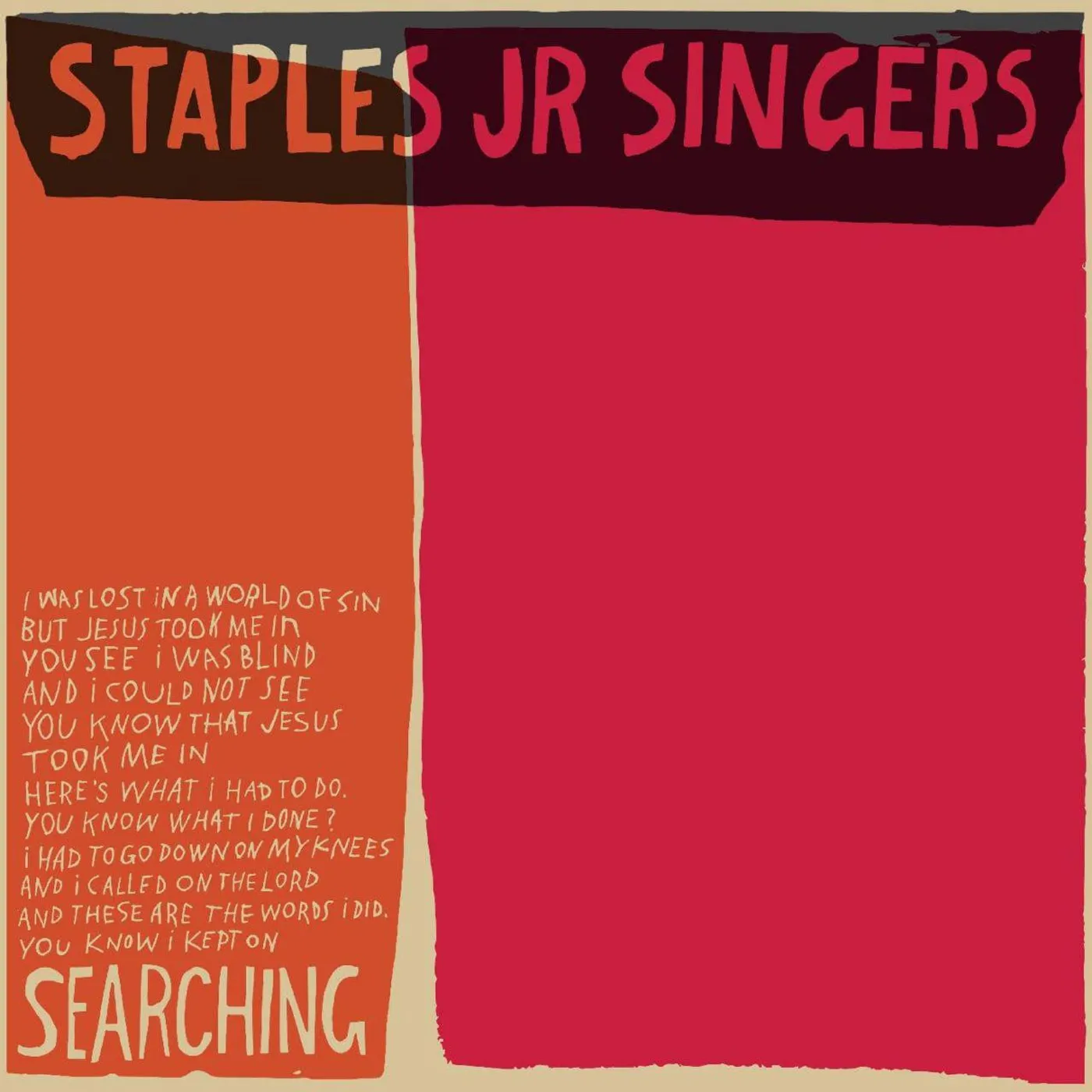 Staples Jr. Singers SEARCHING Vinyl Record