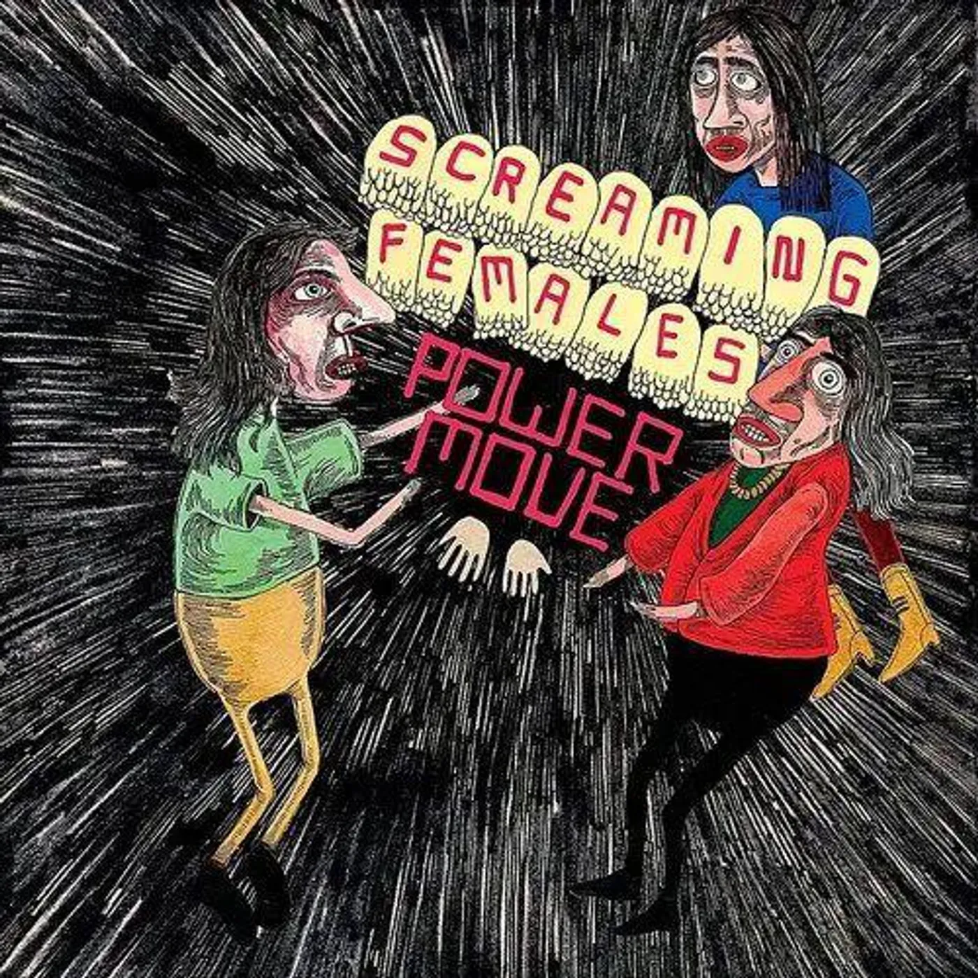 Screaming Females Power Move (Green) Vinyl Record