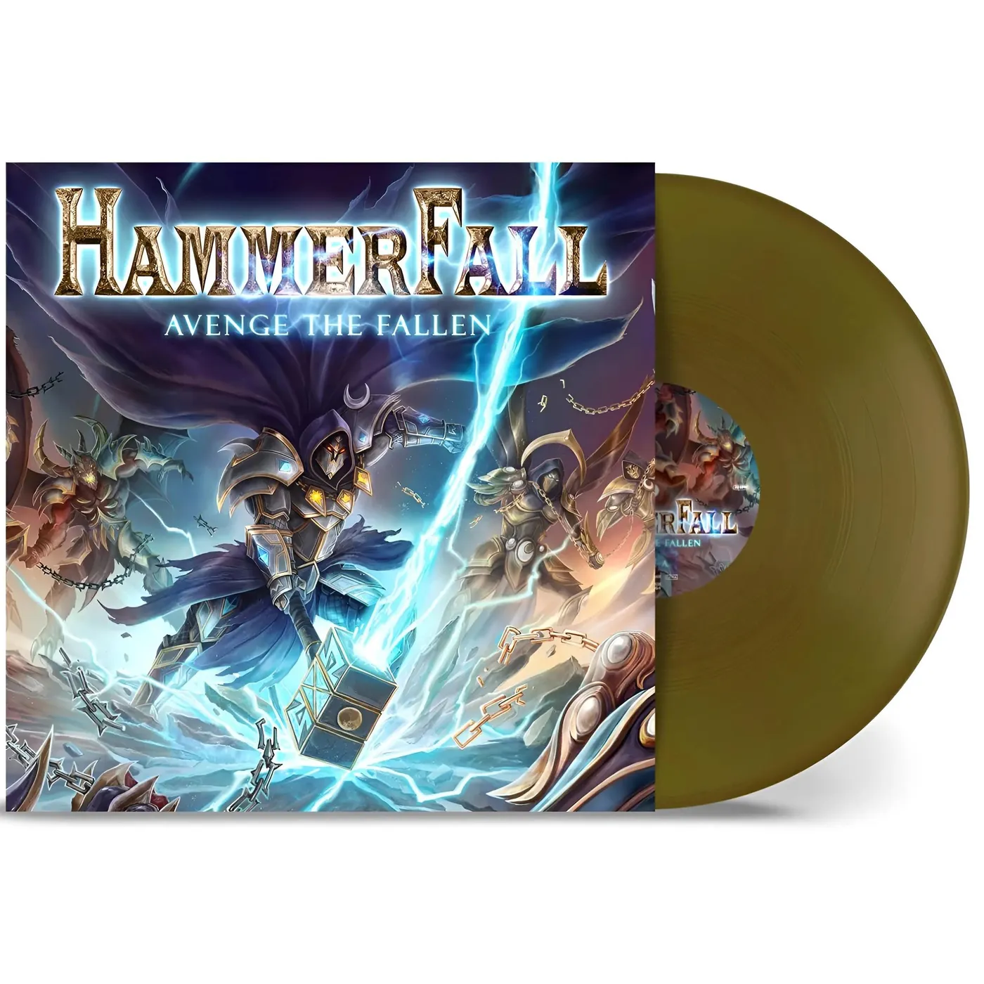 HammerFall Avenge The Fallen (Gold) Vinyl Record