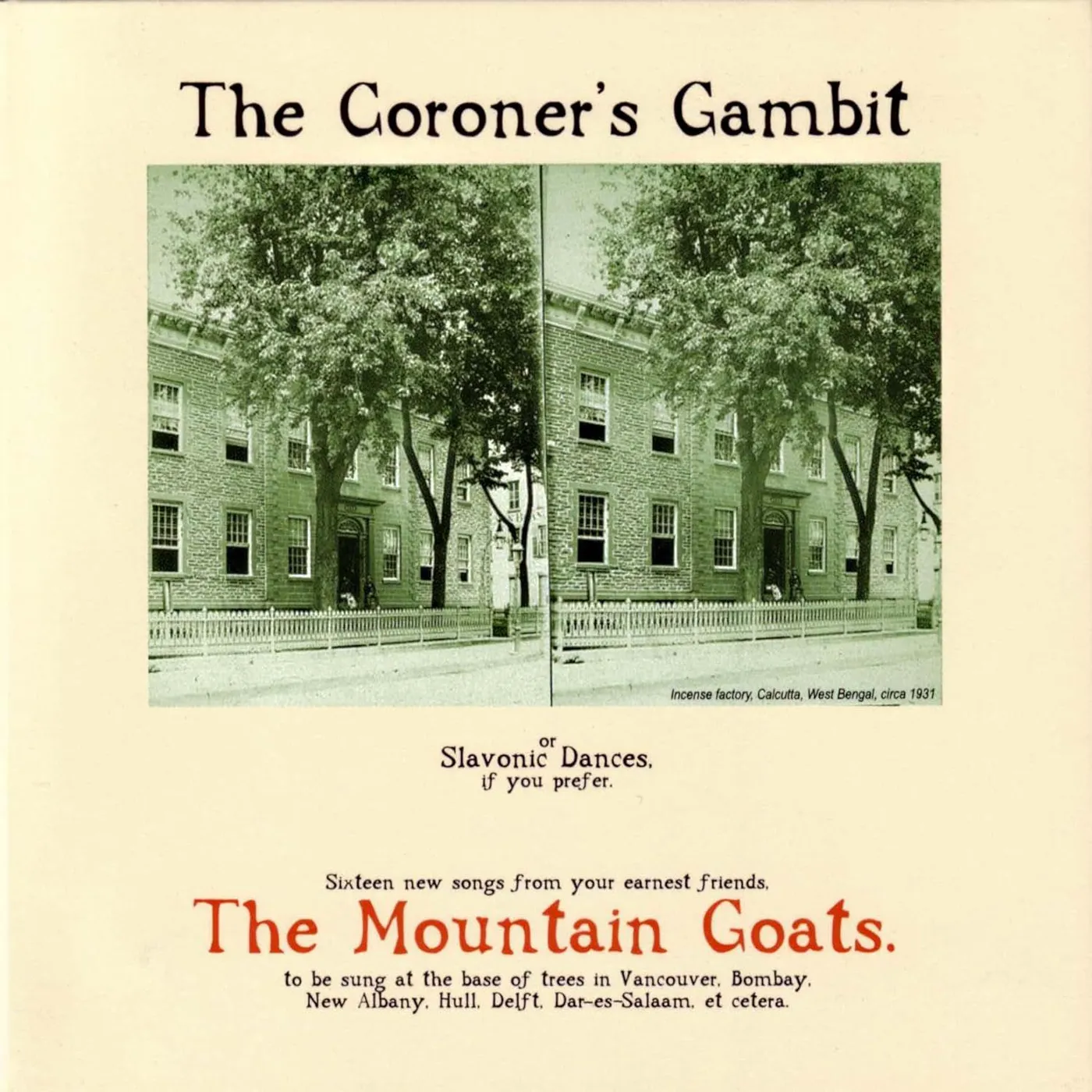The Mountain Goats Coroner's Gambit (Reissue ) Vinyl Record