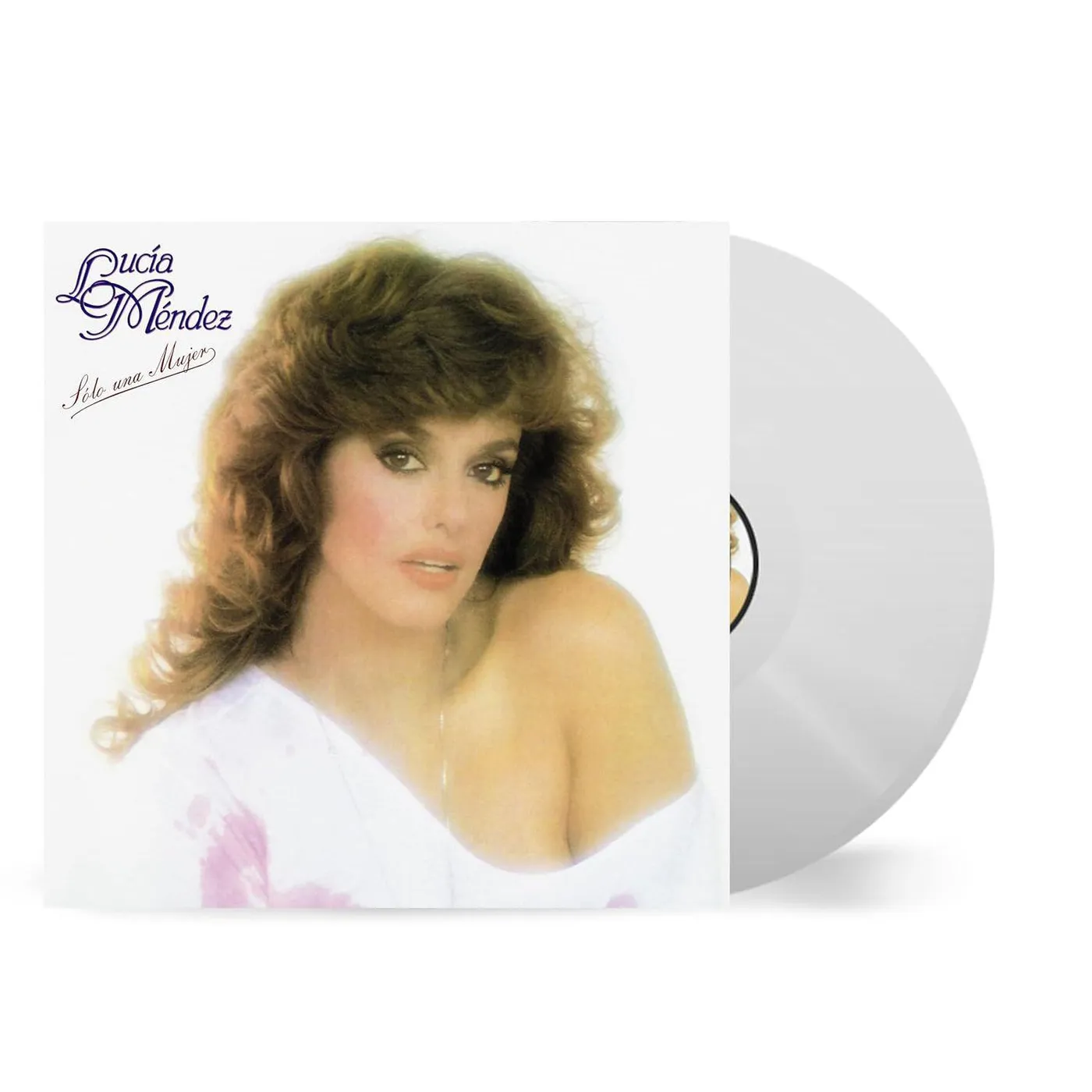 Lucía Méndez Solo Una Mujer (White) Vinyl Record