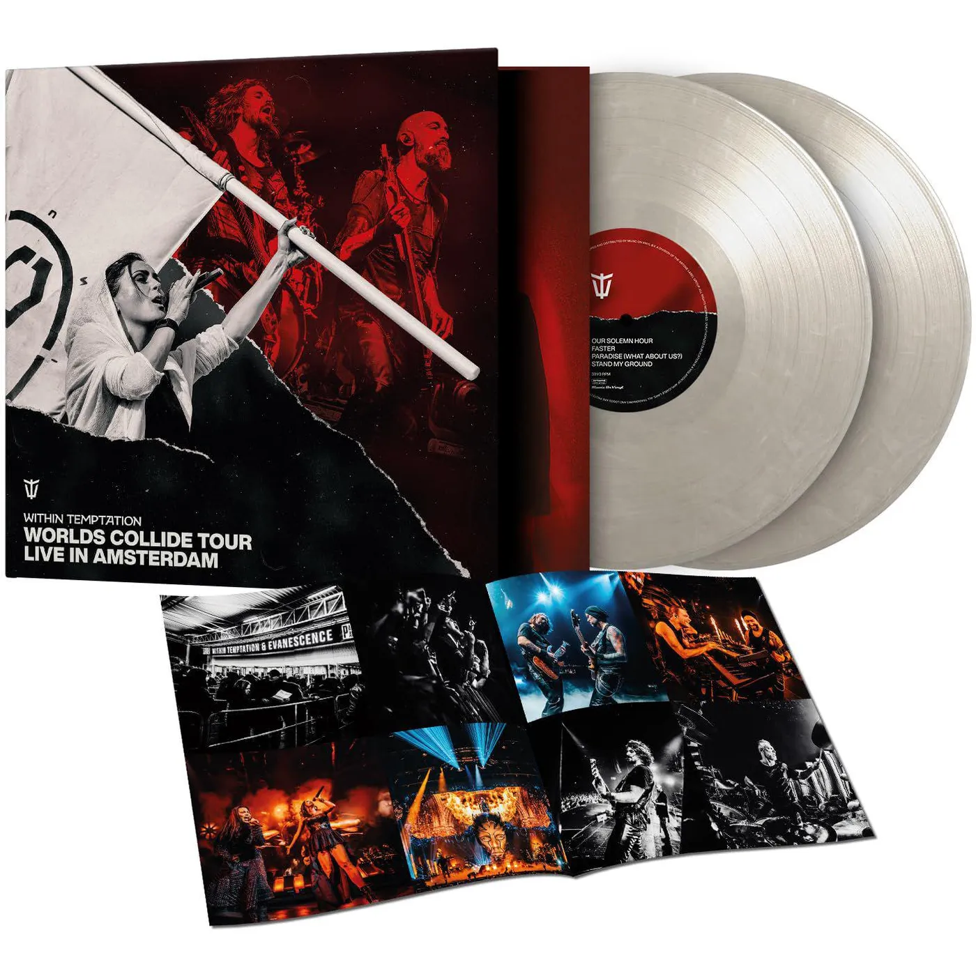 Within Temptation Worlds Collide Tour Live In Amsterdam (Limited/180g/2LP/White) Vinyl Record
