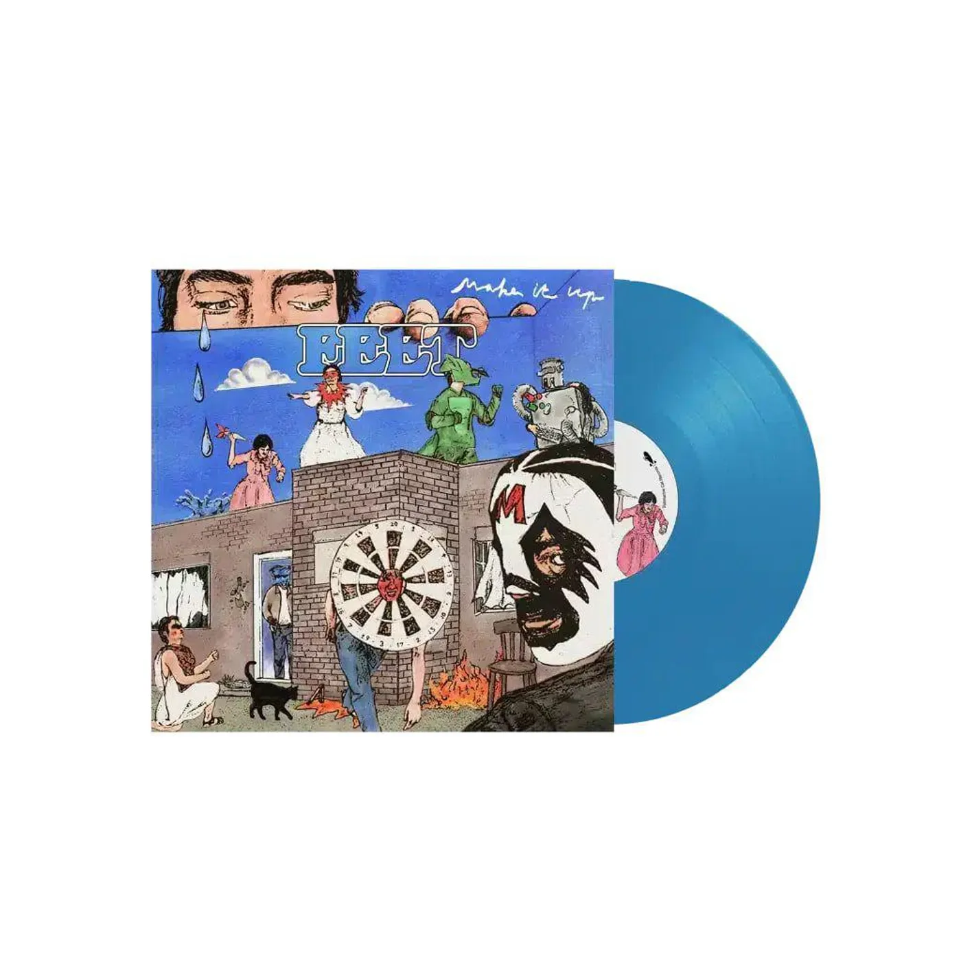 FEET Make It Up (Transparent Blue) Vinyl Record