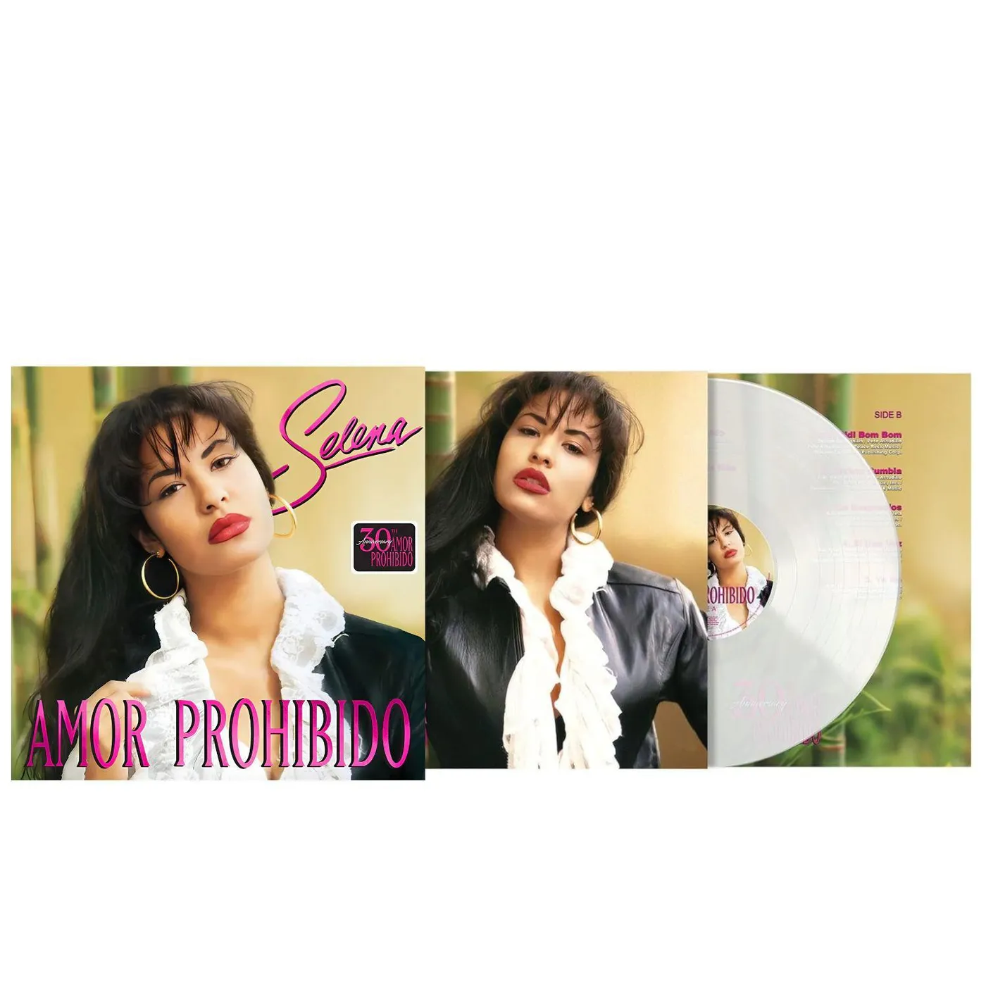 Selena Amor Prohibido (30th Anniversary/Remaster/Clear) Vinyl Record