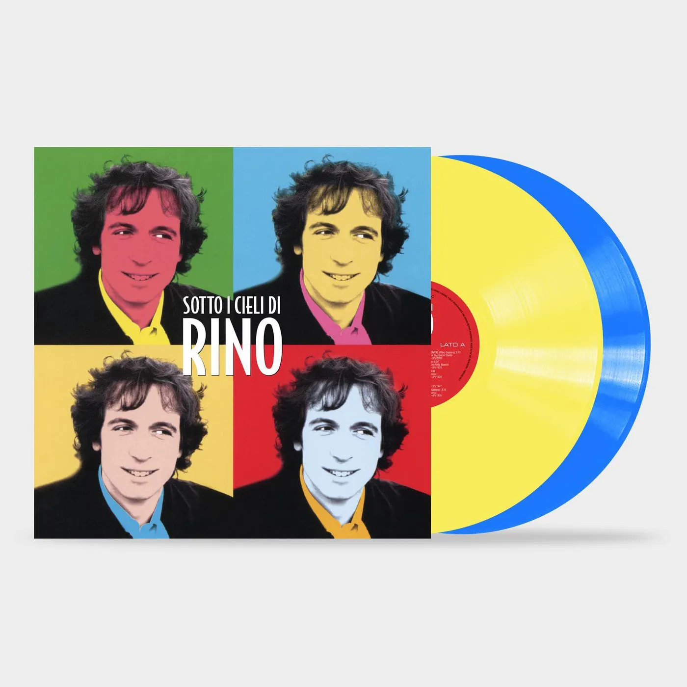 Rino Gaetano Sotto I Cieli Di Rino (2LP/180-Gram Yellow & Blue) Vinyl Record