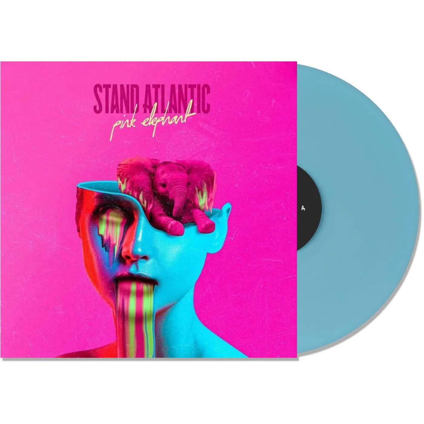 Stand Atlantic Pink Elephant (Light Blue) Vinyl Record