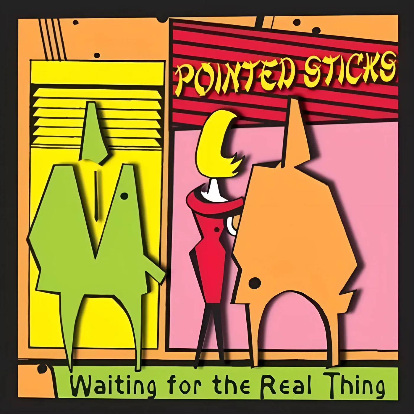 Pointed Sticks Waiting For The Real Thing (Orange, Limited Edition) Vinyl Record