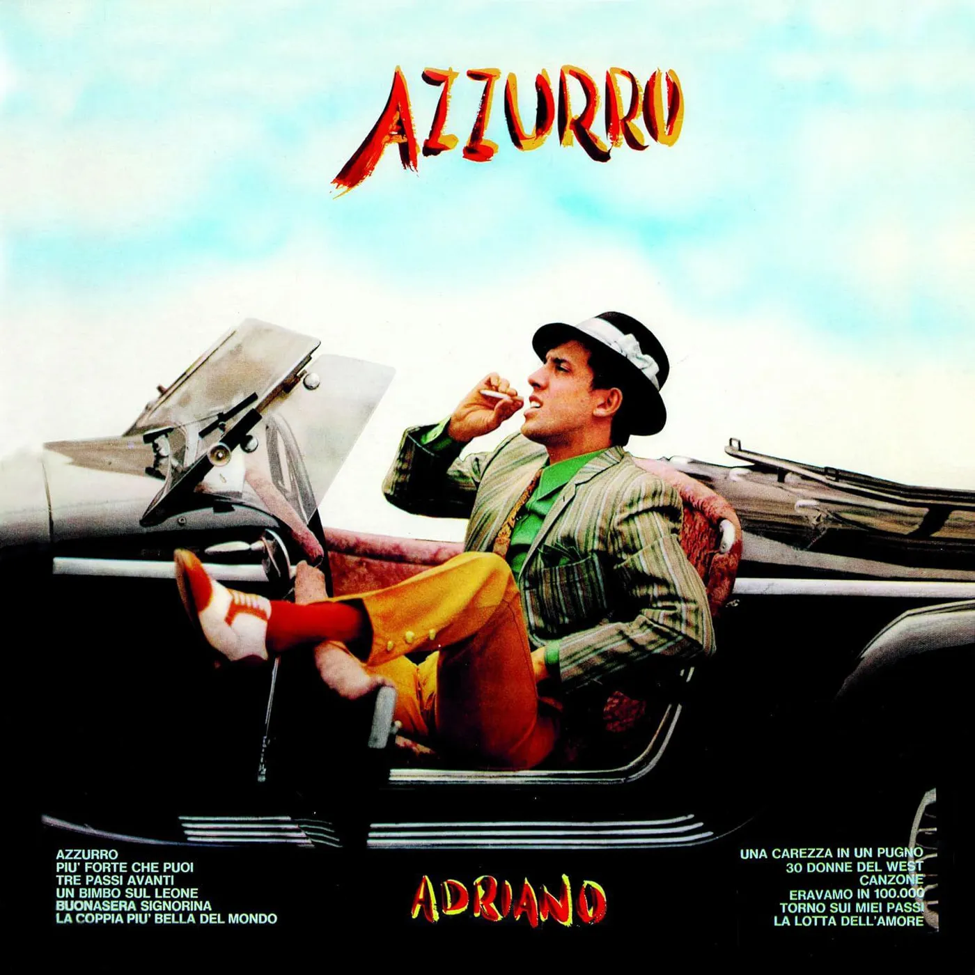 Adriano Celentano Azzurro / Una Carezza In Un Pugno (180 Gram Vinyl, Remastered) Vinyl Record