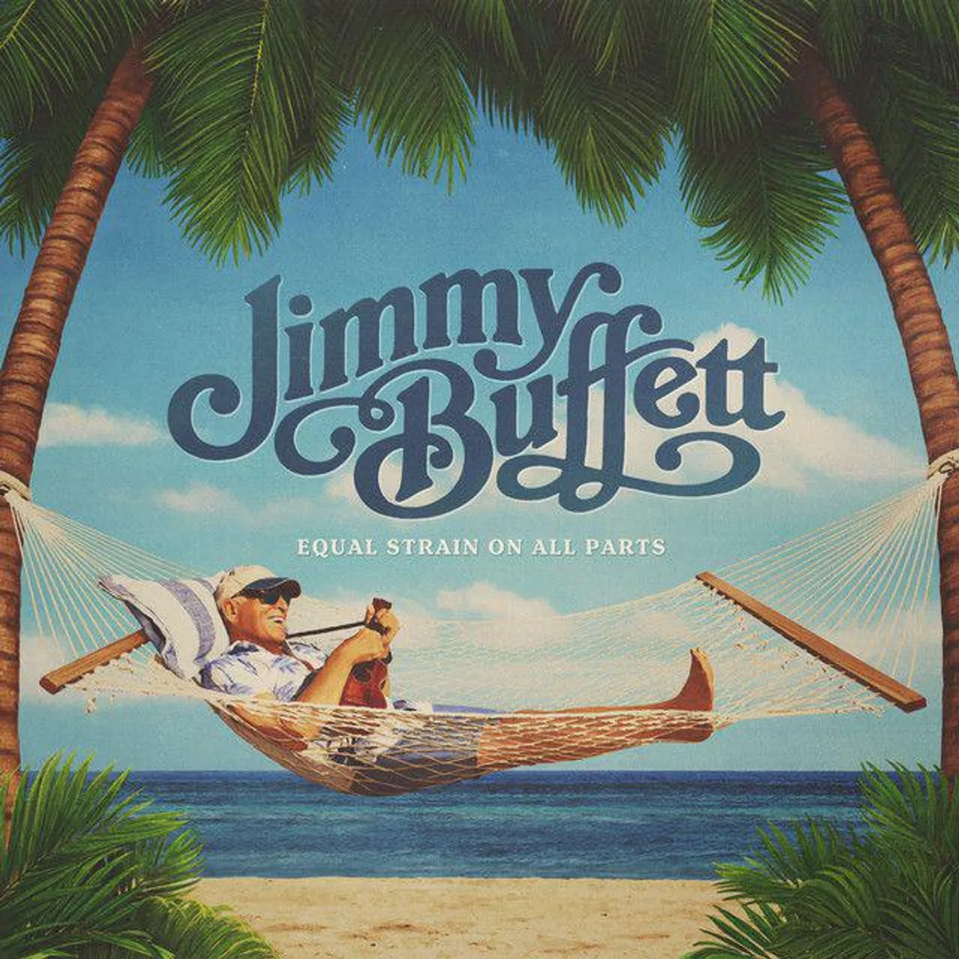 Jimmy Buffett Equal Strain On All Parts (2LP/Blue) Vinyl Record