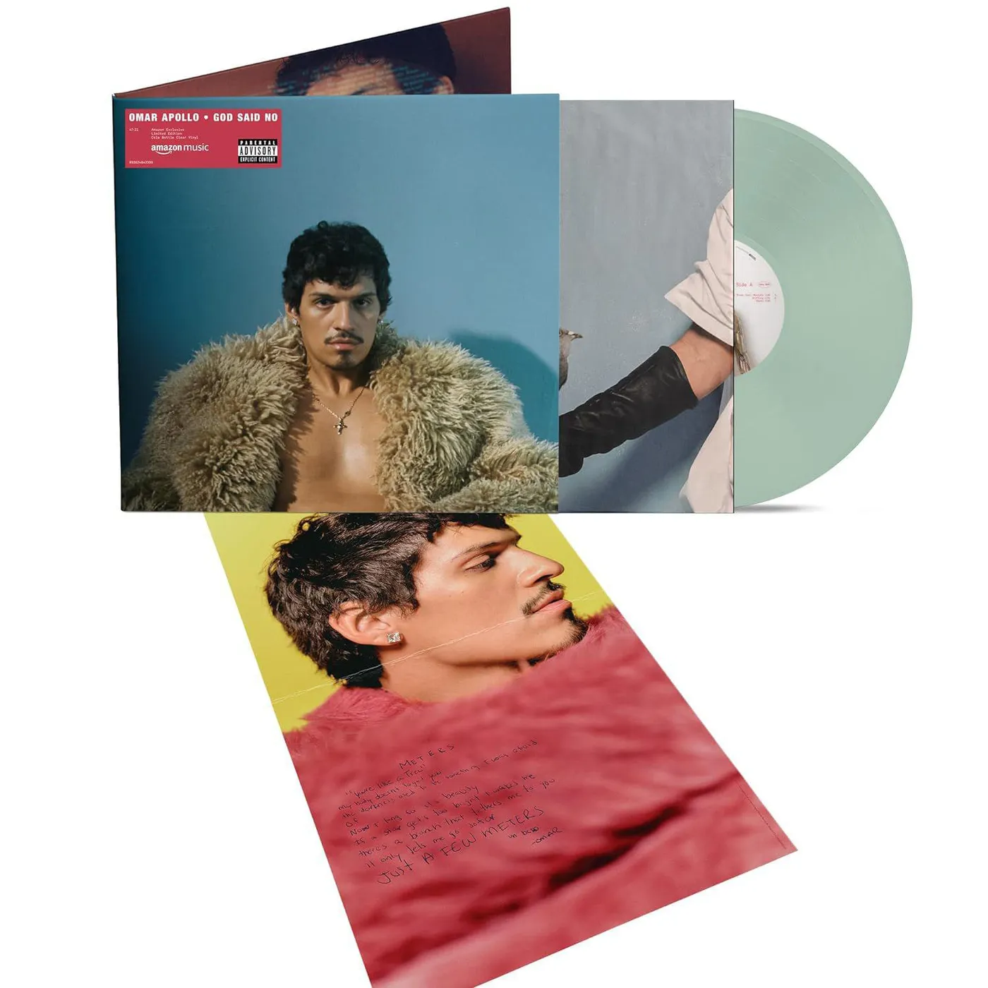 Omar Apollo God Said No (White) Vinyl Record