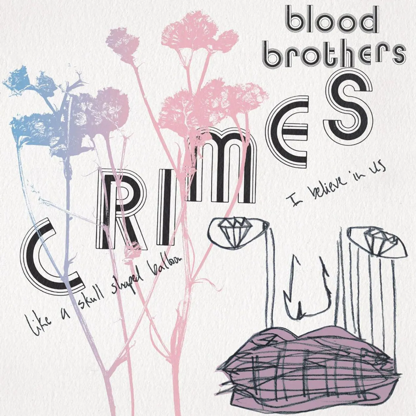 The Blood Brothers Crimes (Collector's Edition/Explicit/Bubblegum Pink & Baby Blue) Vinyl Record