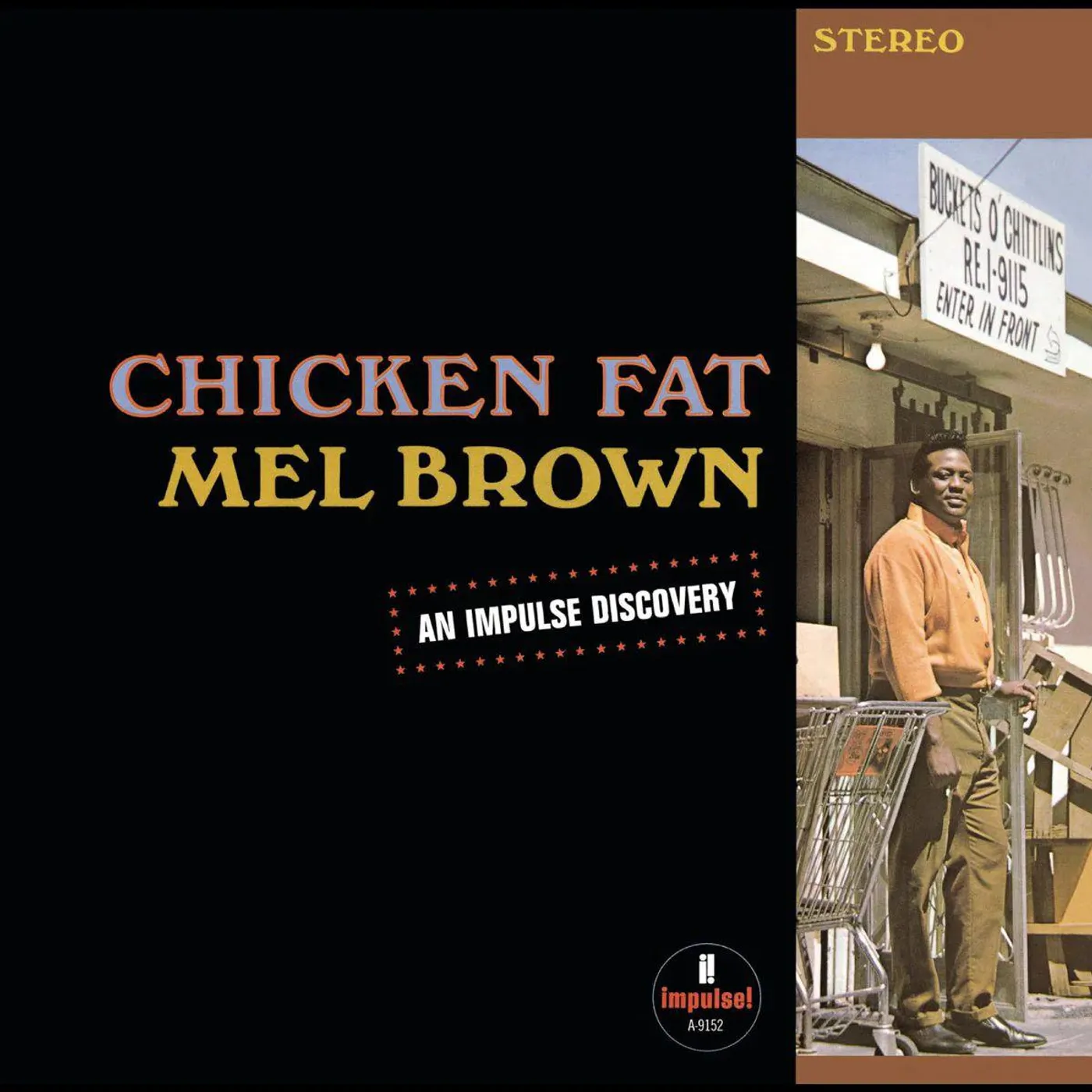 Mel Brown Chicken Fat (Clear) Vinyl Record