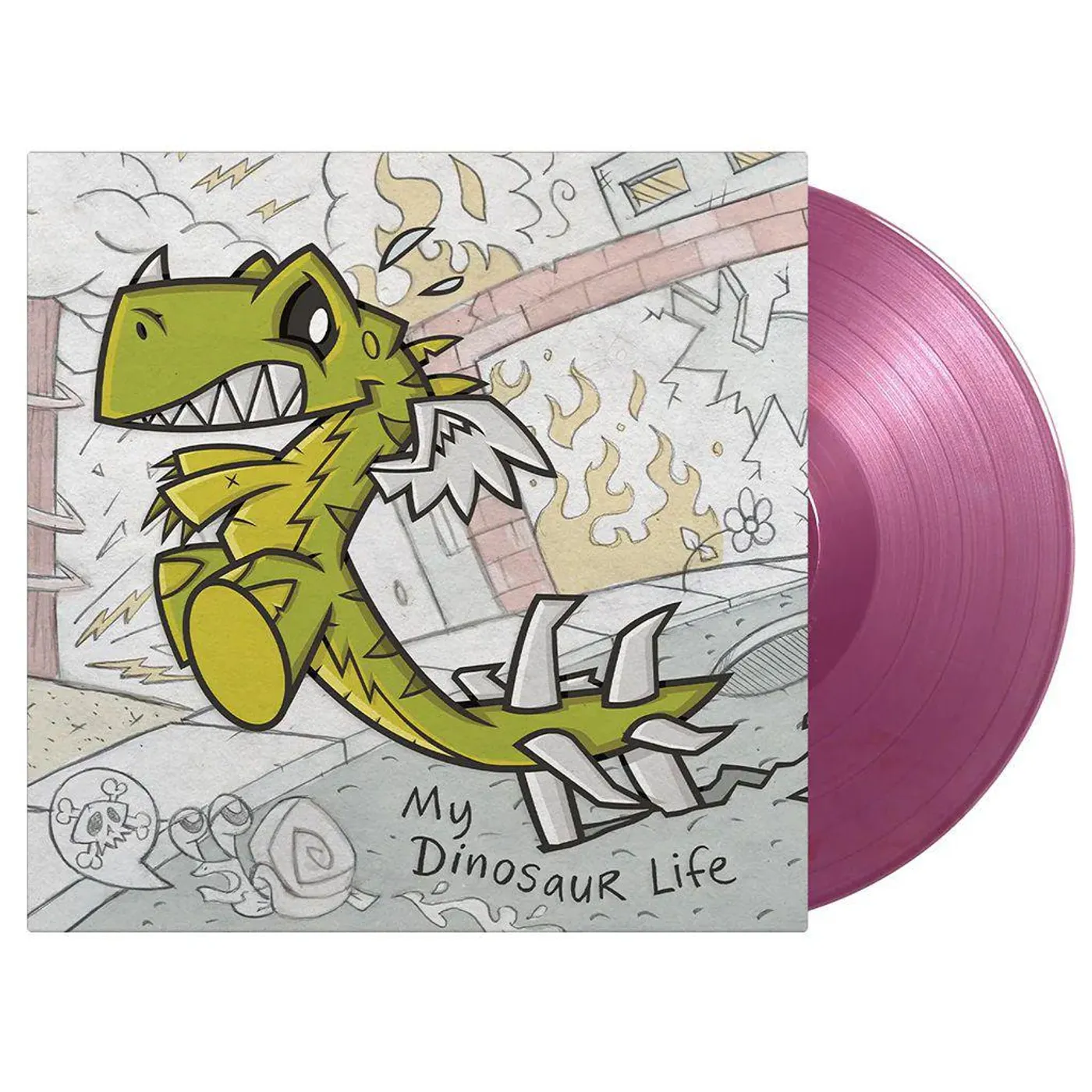 Motion City Soundtrack My Dinosaur Life (Limited/180-Gram/Purple & Red Marble) Vinyl Record