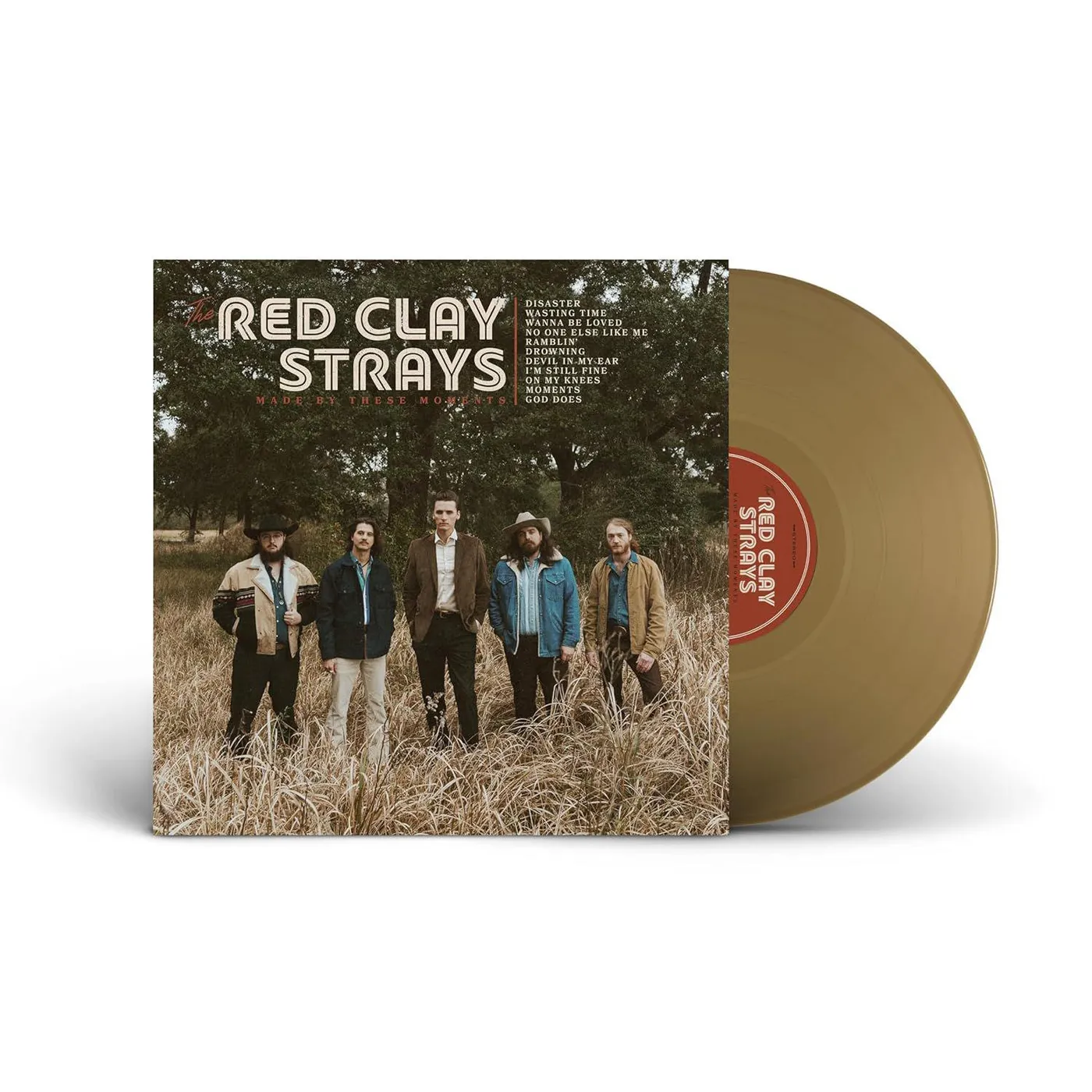 The Red Clay Strays Made By These Moments (Gold) Vinyl Record