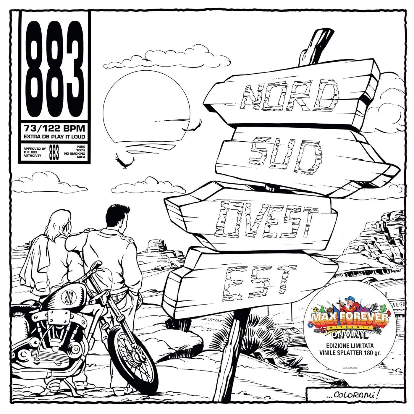 883 Nord Sud Ovest Est (Splatter) Vinyl Record