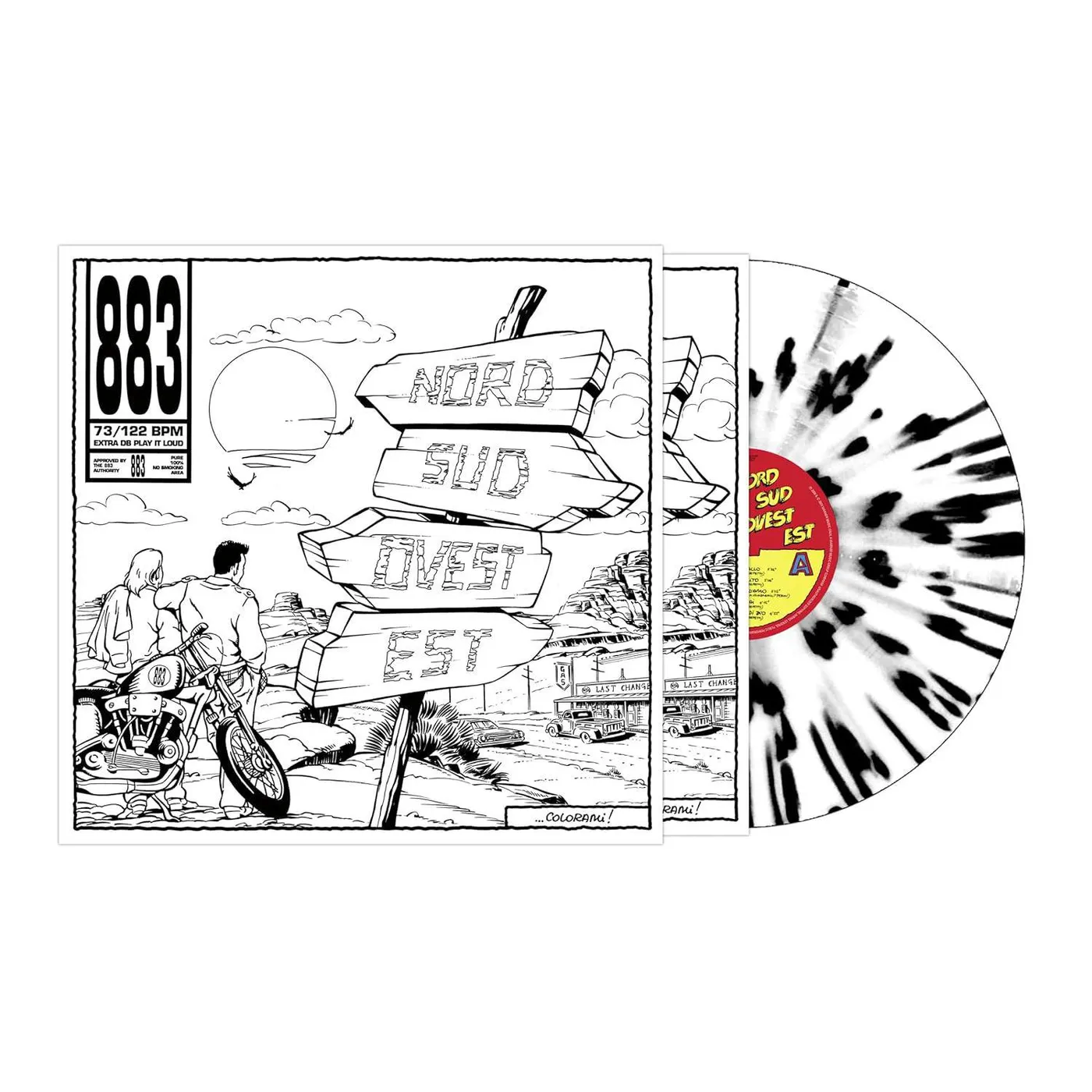 883 Nord Sud Ovest Est (Splatter) Vinyl Record