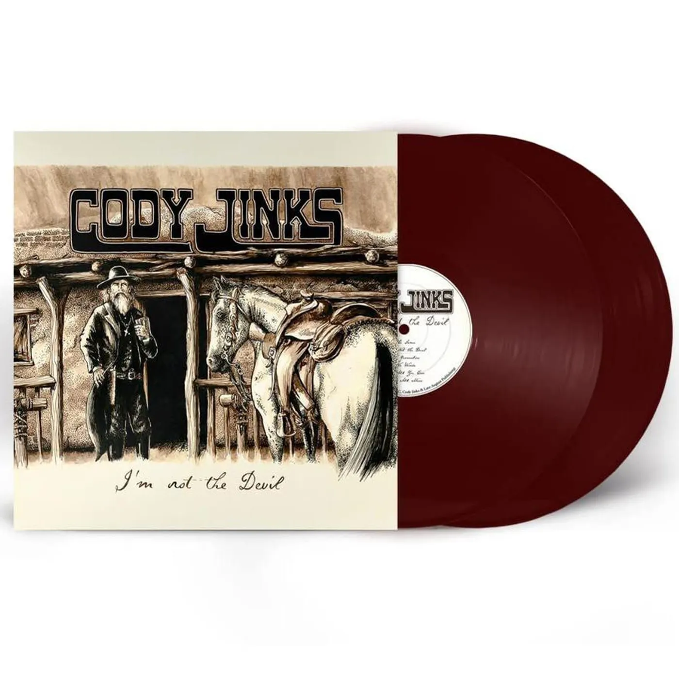 Cody Jinks I'm Not The Devil (2LP,/Maroon/180 G/Side D etching.) Vinyl Record