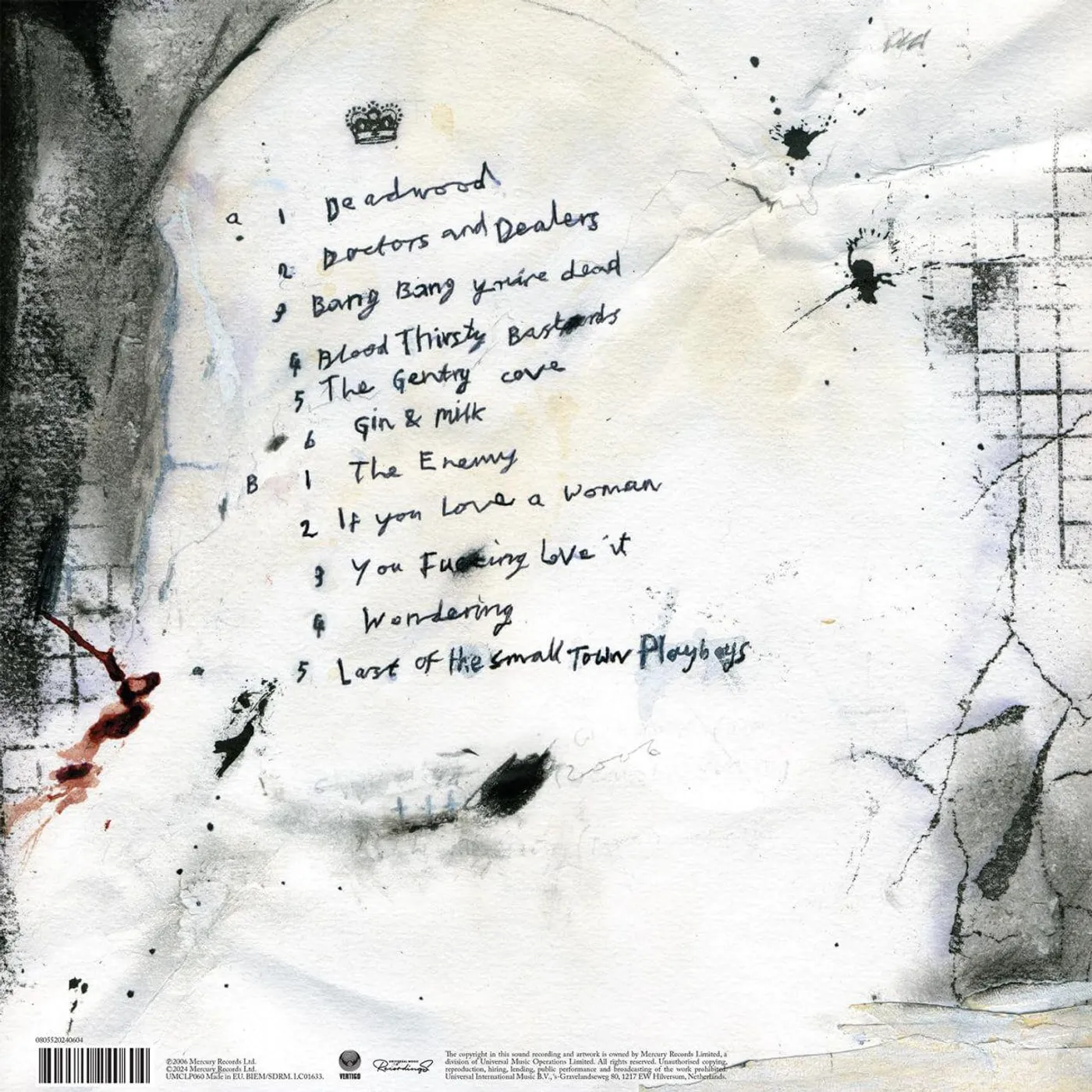 Dirty Pretty Things WATERLOO TO ANYWHERE Vinyl Record