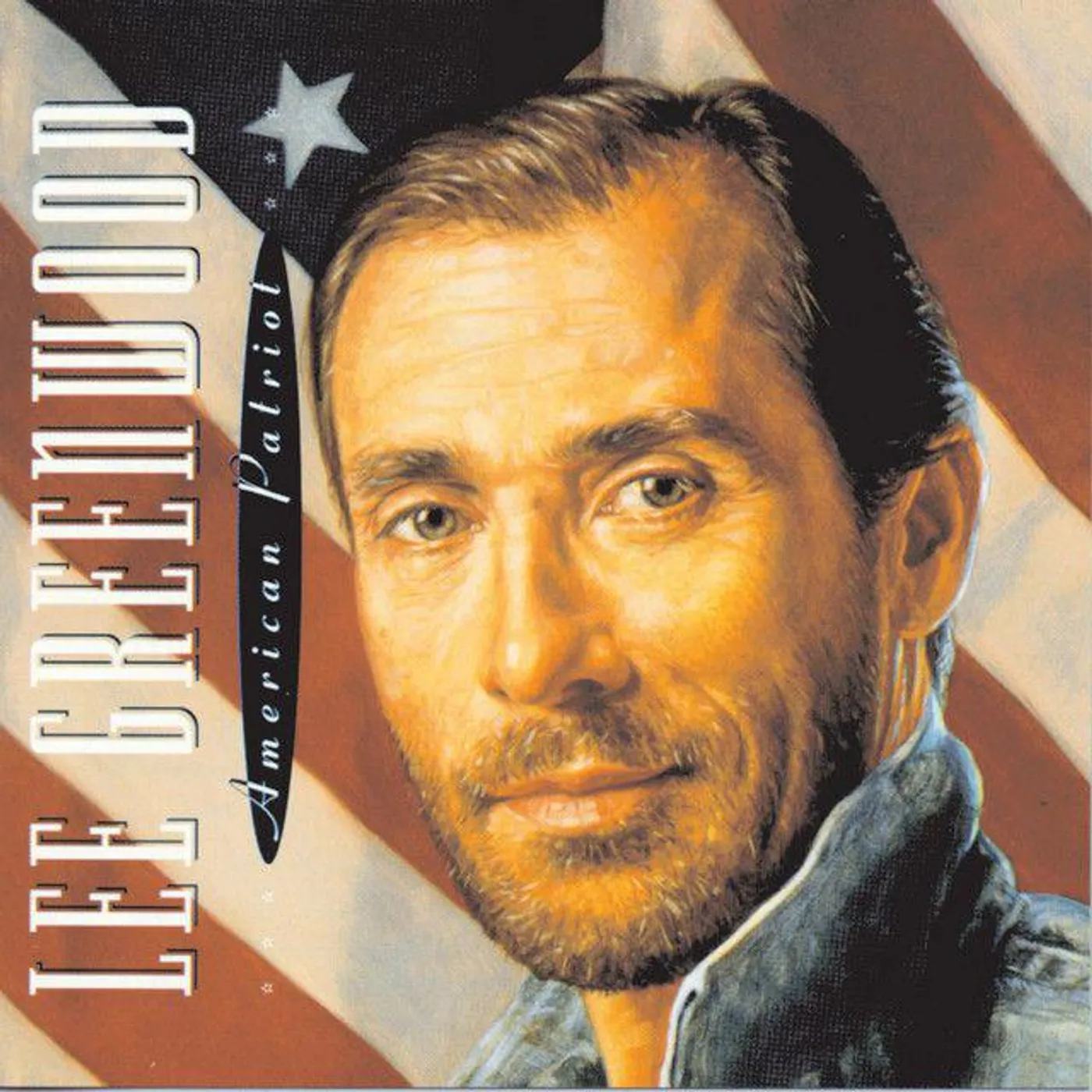 Lee Greenwood American Patriot (Red, White, Blue Splatter) Vinyl Record