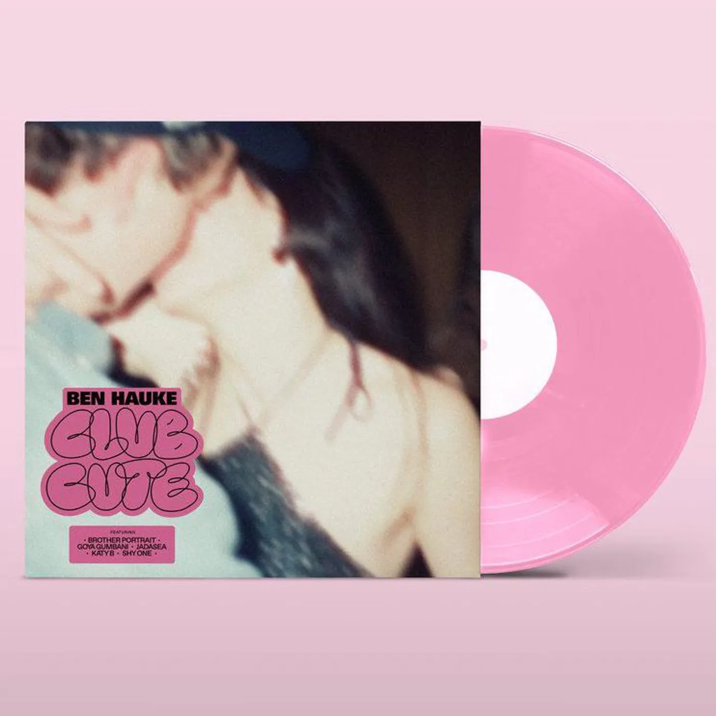 Ben Hauke Club Cute (Pink) Vinyl Record