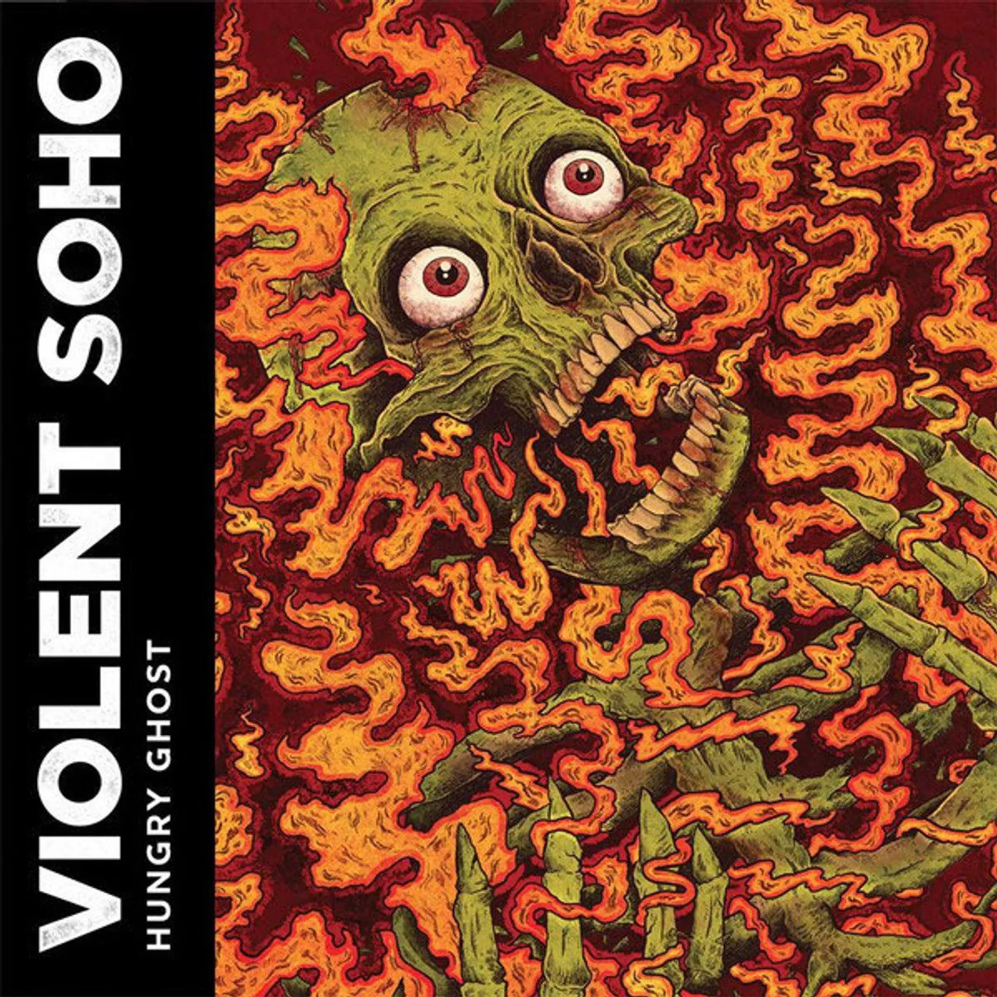 Violent Soho Hungry Ghost (Anniversary Edition, Orange/Red Splatter) Vinyl Record