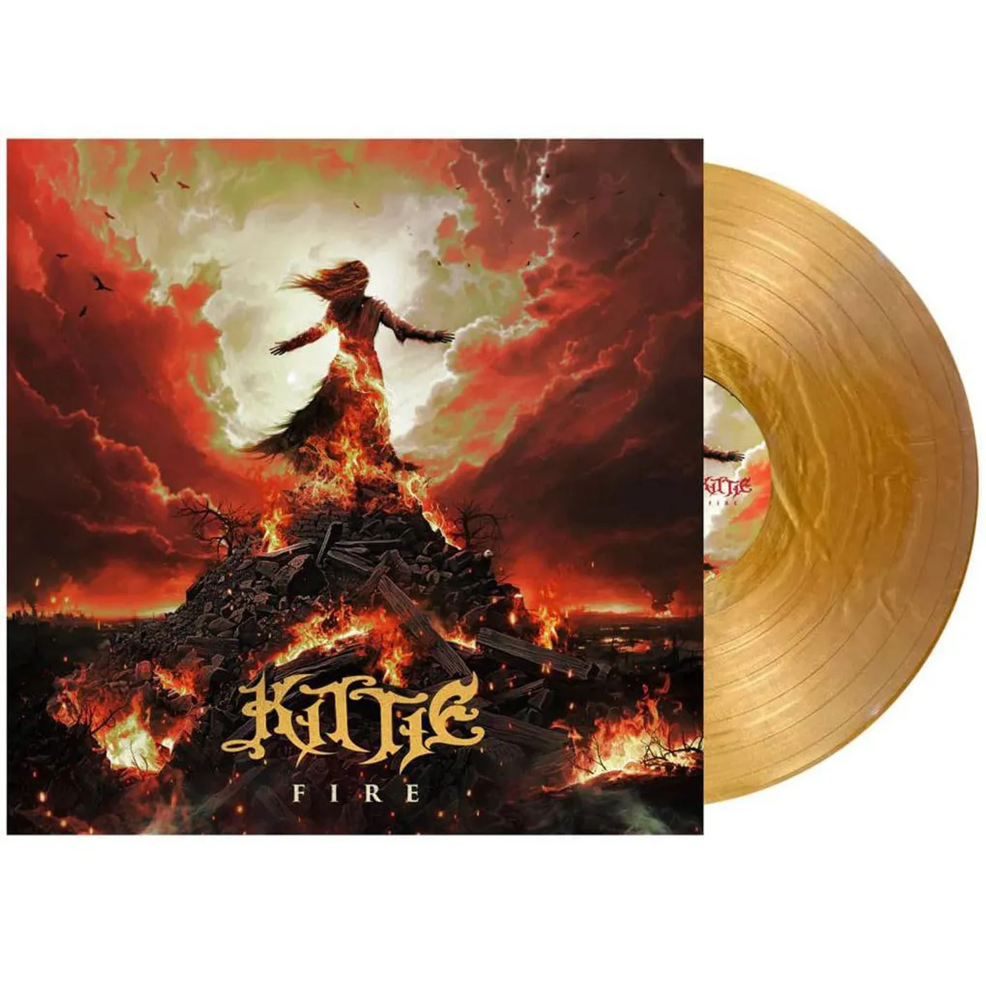 Kittie Fire (Gold) Vinyl Record