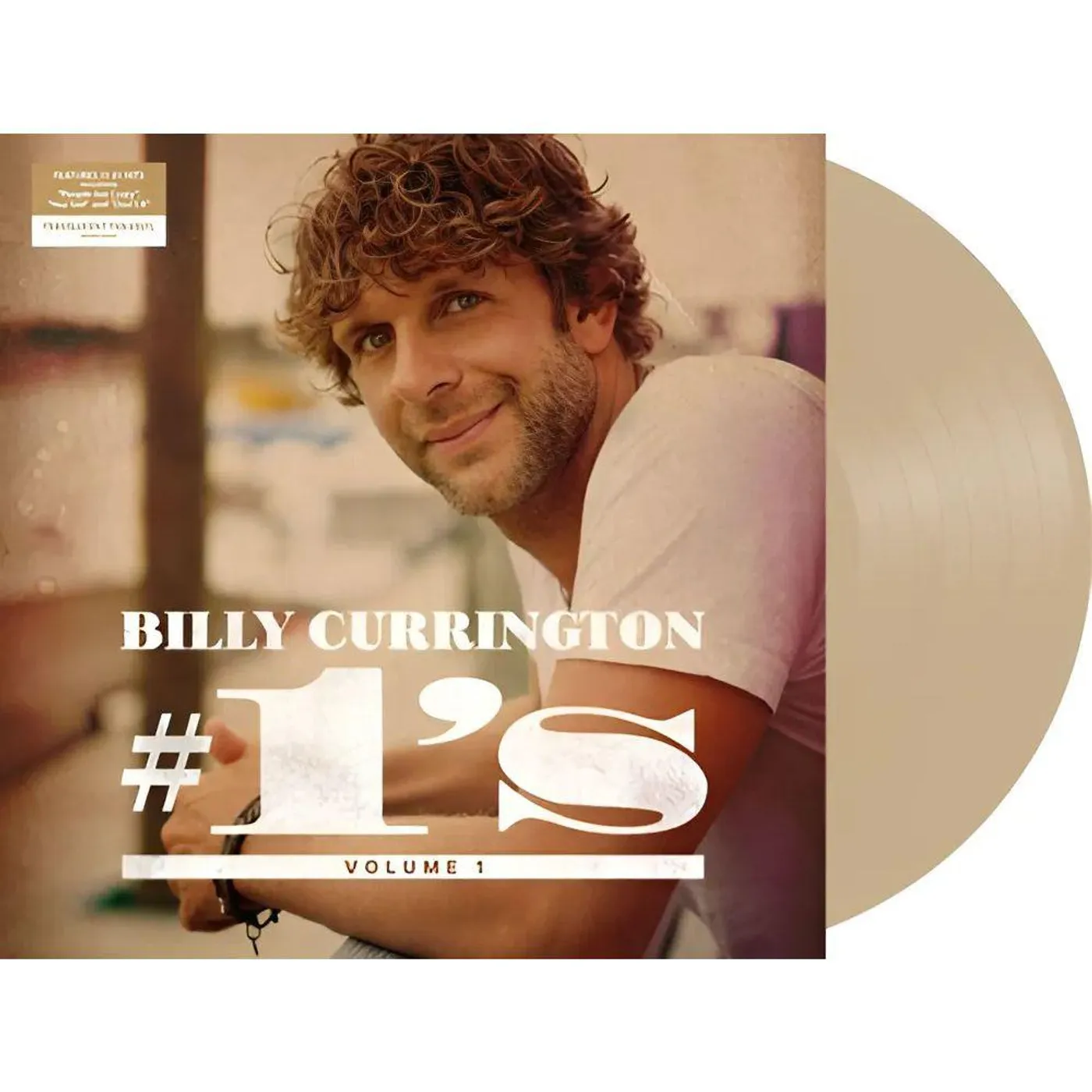 Billy Currington #1's - Volume 1 (Limited Edition, Clear, Tan) Vinyl Record