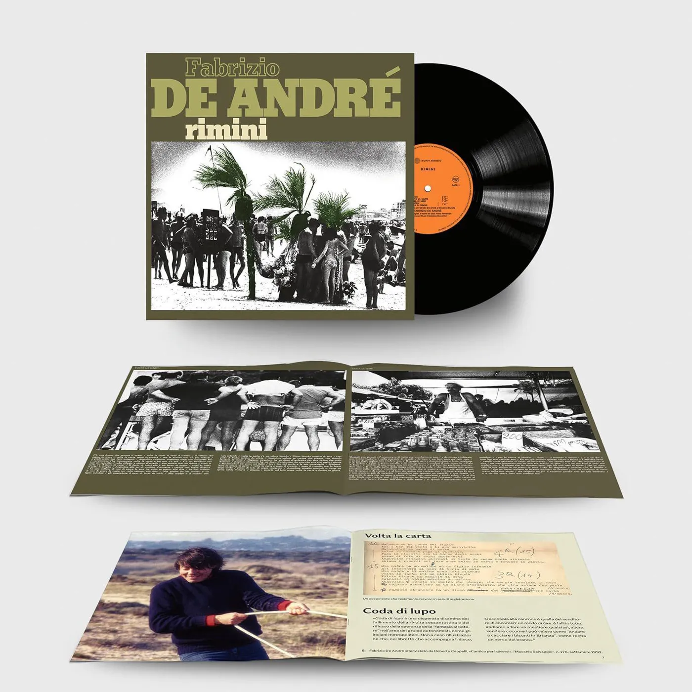 Fabrizio De André Rimini (180G) Vinyl Record