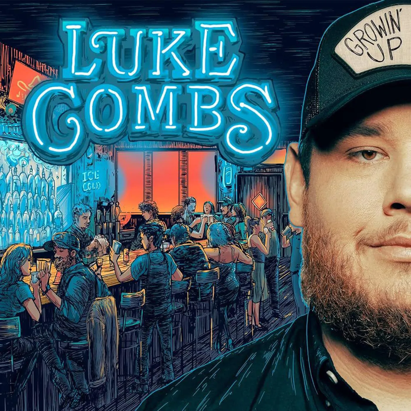 Luke Combs Growin Up (Limited/Green) Vinyl Record