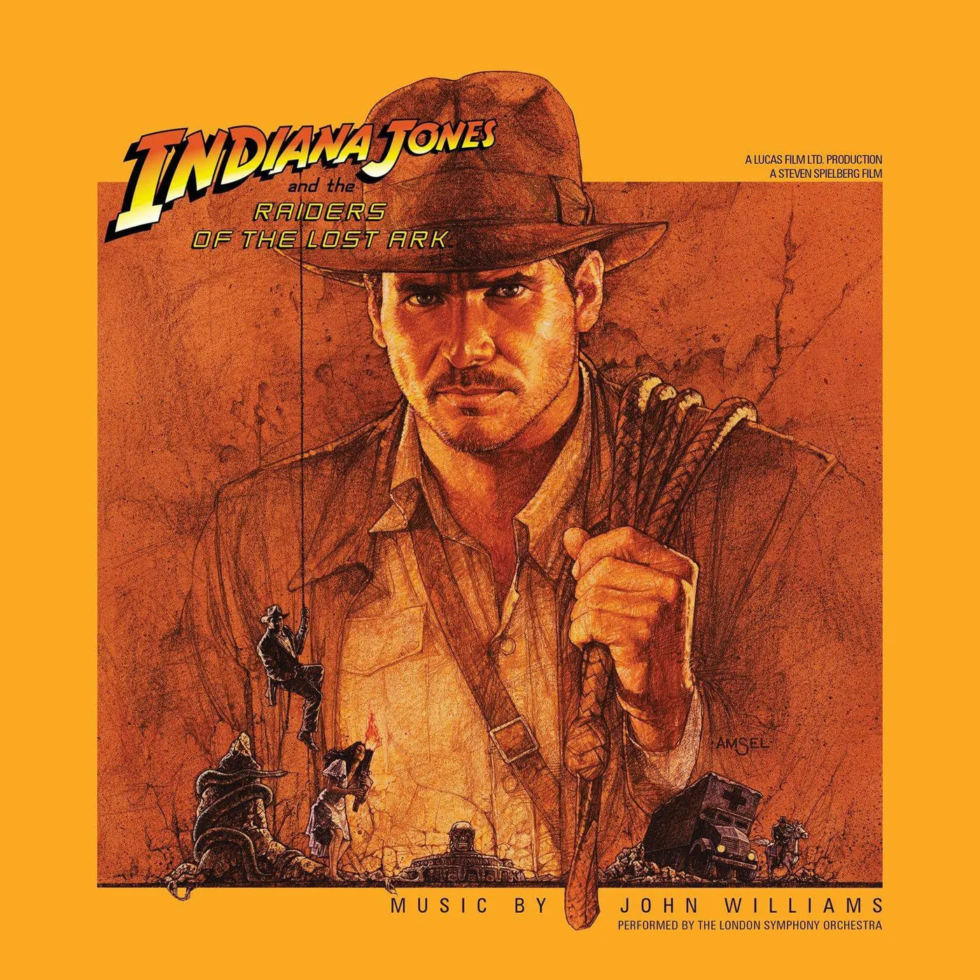 John Williams Indiana Jones & Raiders Of The Lost Ark - Original Soundtrack (2LP) Vinyl Record