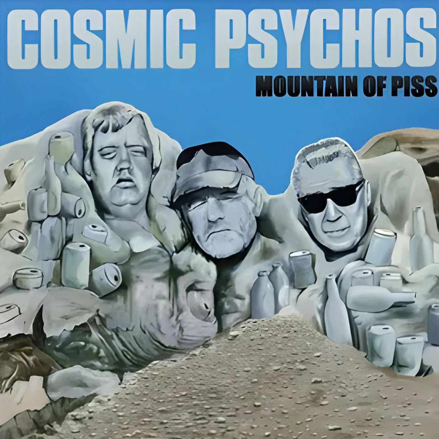 Cosmic Psychos Mountain Of Piss (Yellow, Limited Edition) Vinyl Record