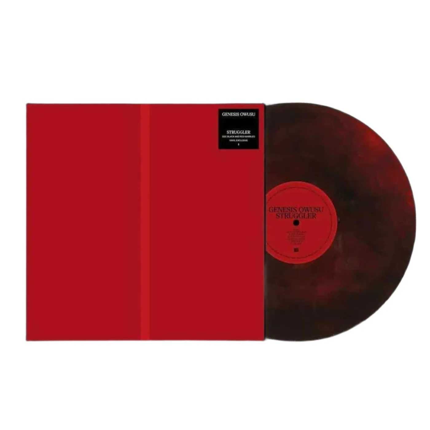 Genesis Owusu Struggler (Black & Red Marble) Vinyl Record