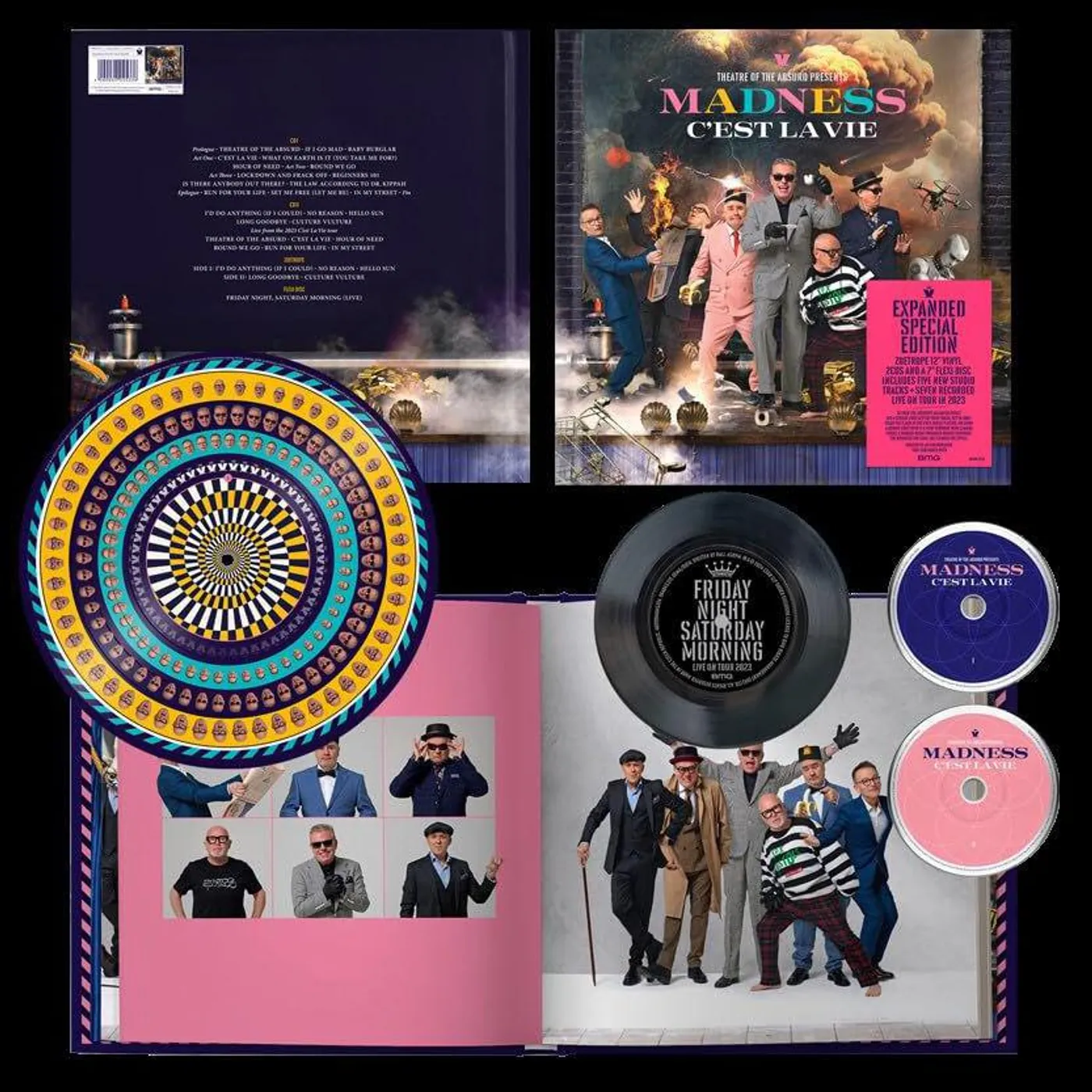 Madness Theatre Of The Absurd Presents C'est La Vie (2CD, Box Set, Flexi Disc, Picture Disc) Vinyl Record