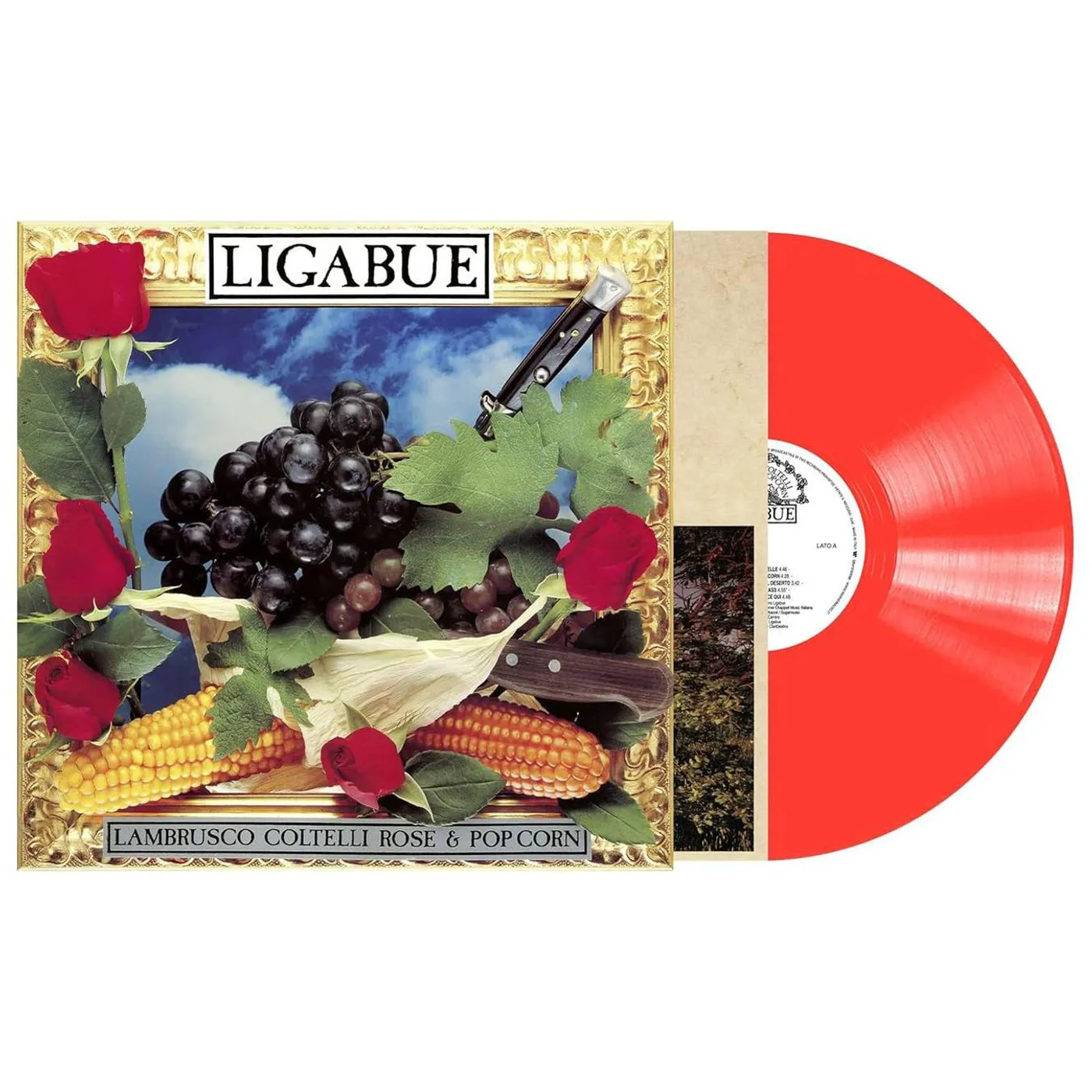 Ligabue Lambrusco Coltelli Rose & Popcorn (Red) Vinyl Record