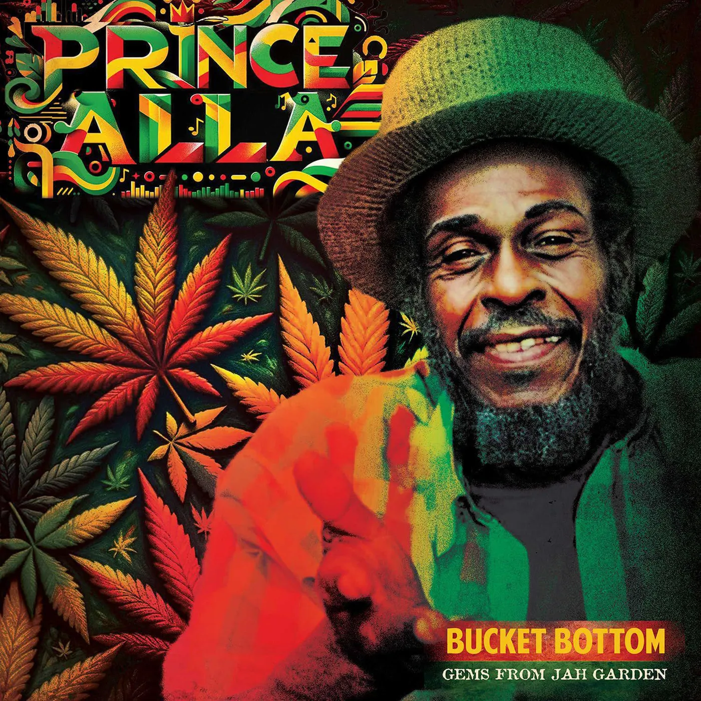 Prince Alla Bucket Bottom - Gems From Jah Garden (Green) Vinyl Record