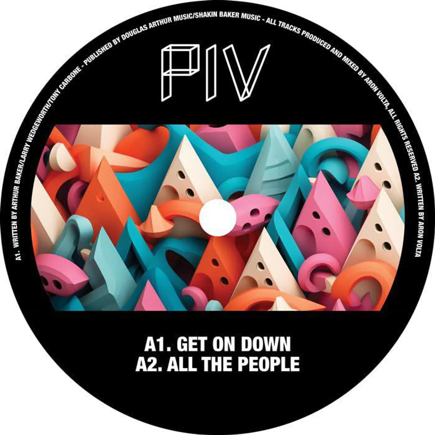 Aron Volta Get On Down (EP/12") Vinyl Record