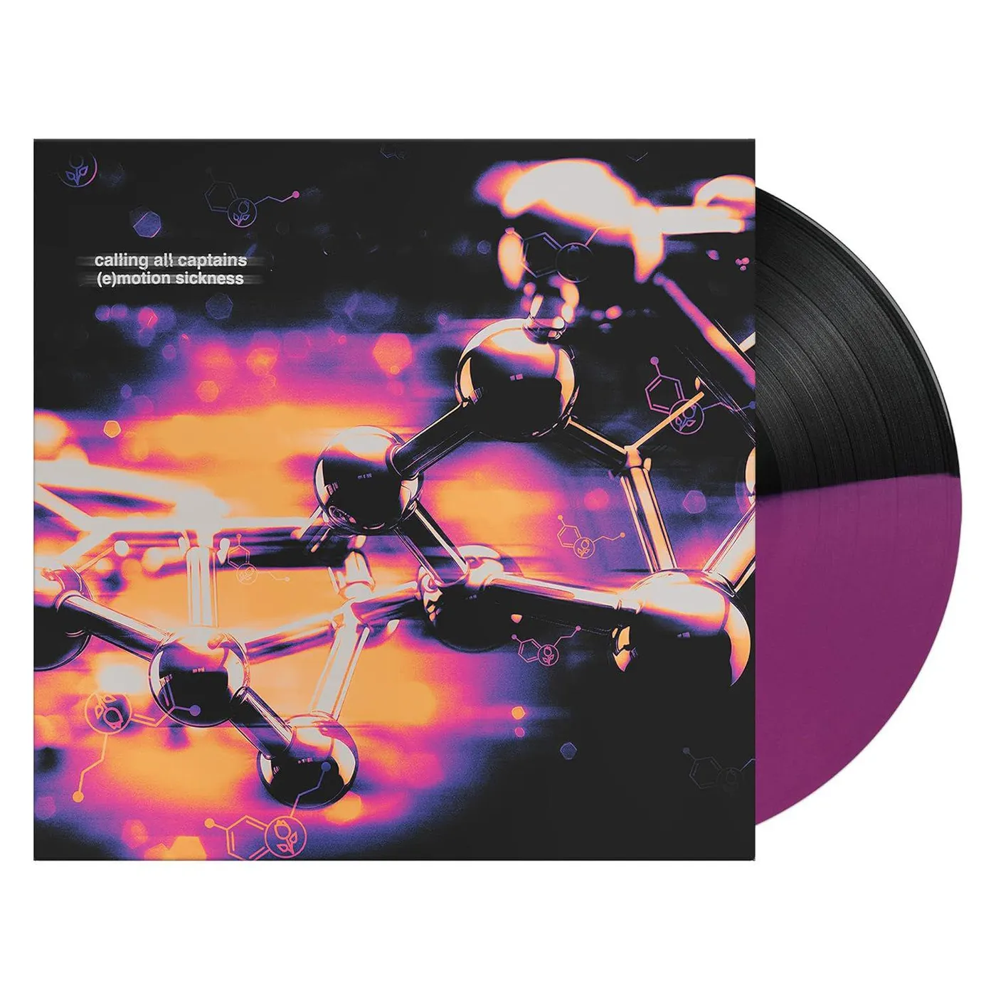 Calling All Captains (E)Motion Sickness (Black/Purple) Vinyl Record