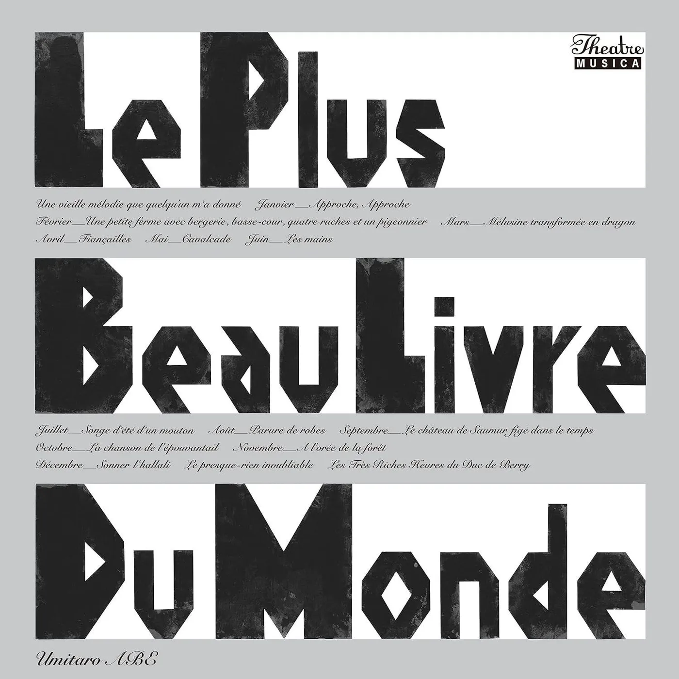 Umitaro Abe Le Plus Beau Livre Du Monde Vinyl Record