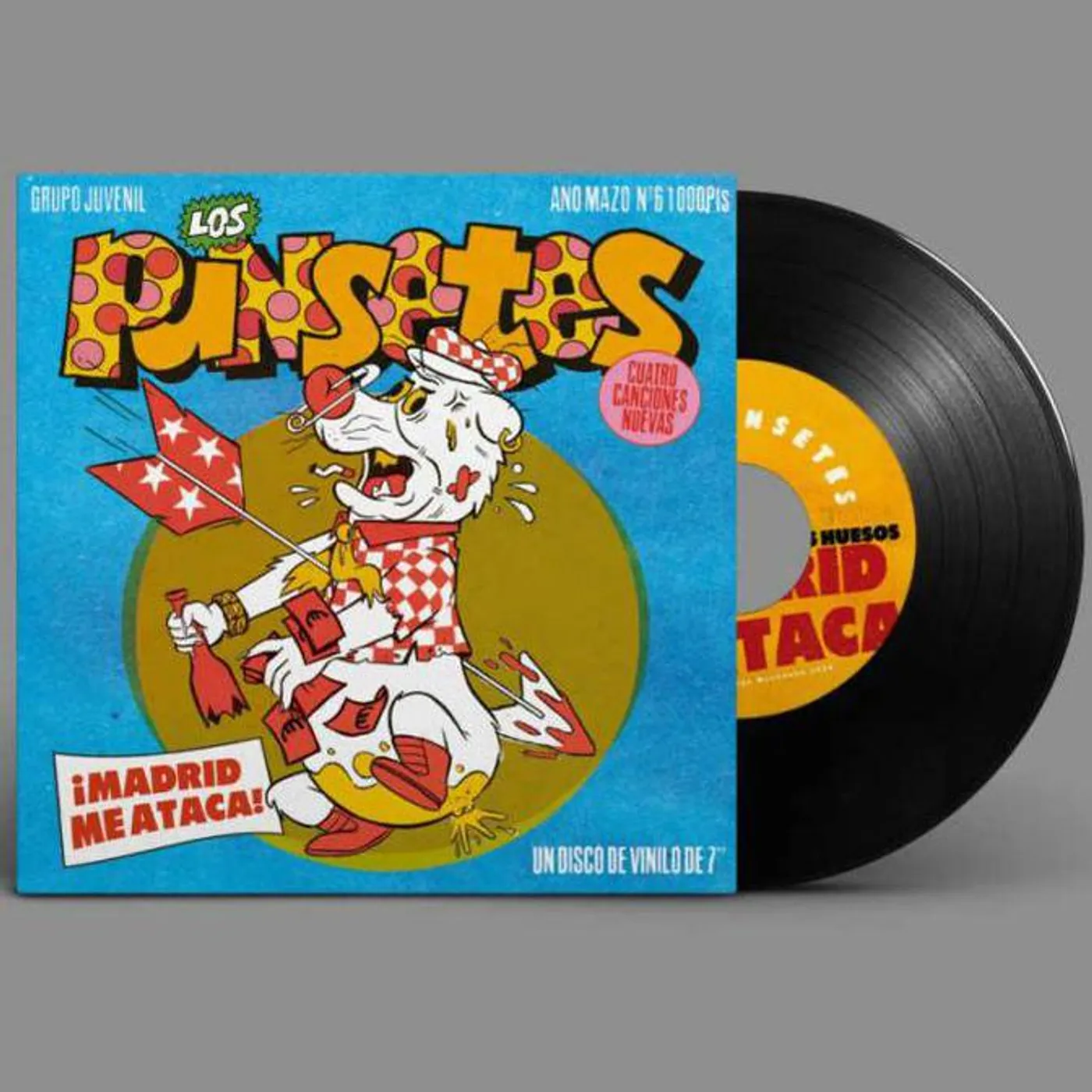 Los Punsetes Madrid Me Ataca Vinyl Record