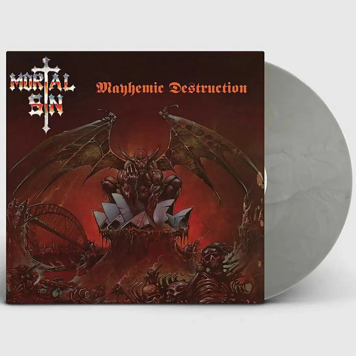Mortal Sin Mayhemic Destruction (Silver) Vinyl Record