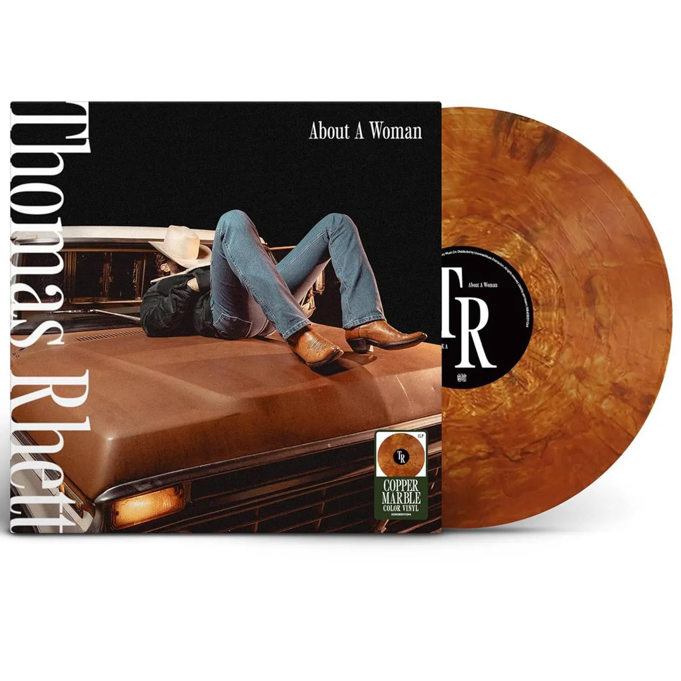Thomas Rhett About A Woman (Translucent Copper Nugget) Vinyl Record