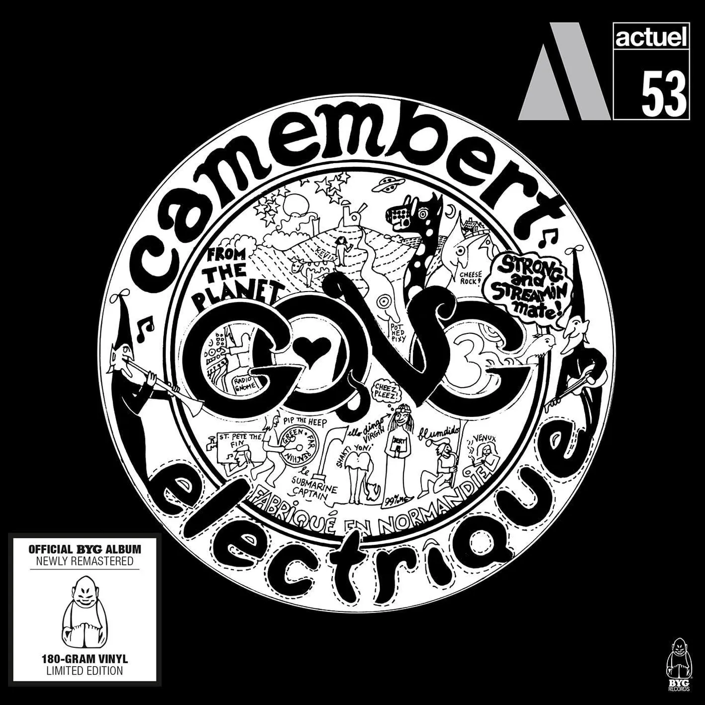 Gong Camembert Electrique Vinyl Record