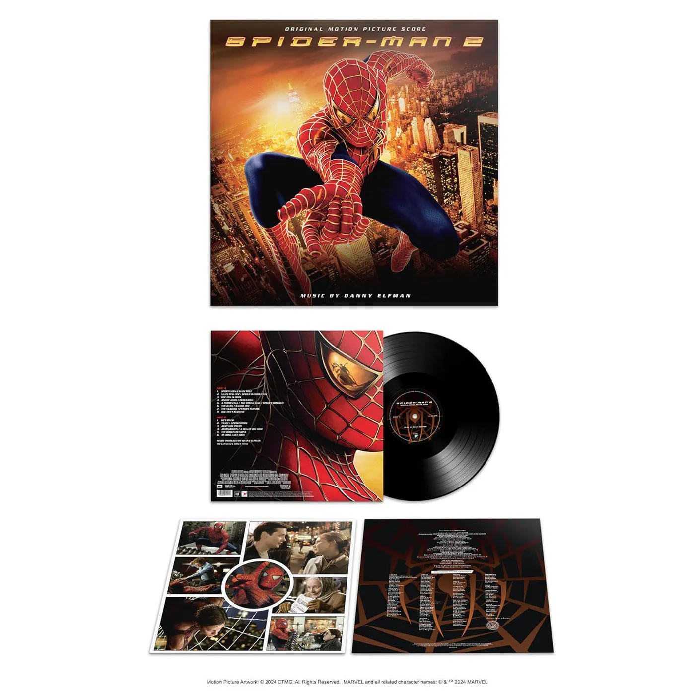 Danny Elfman Spider-man 2 (Score) - Original Soundtrack Vinyl Record