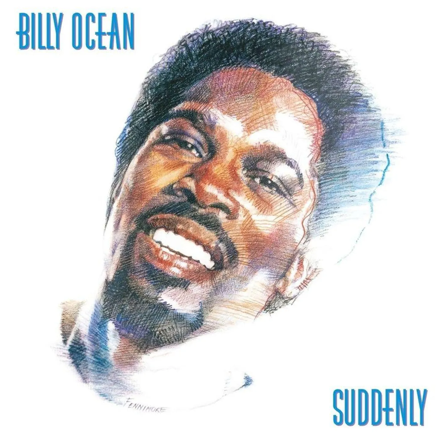 Billy Ocean Suddenly (Ocean Blue) Vinyl Record