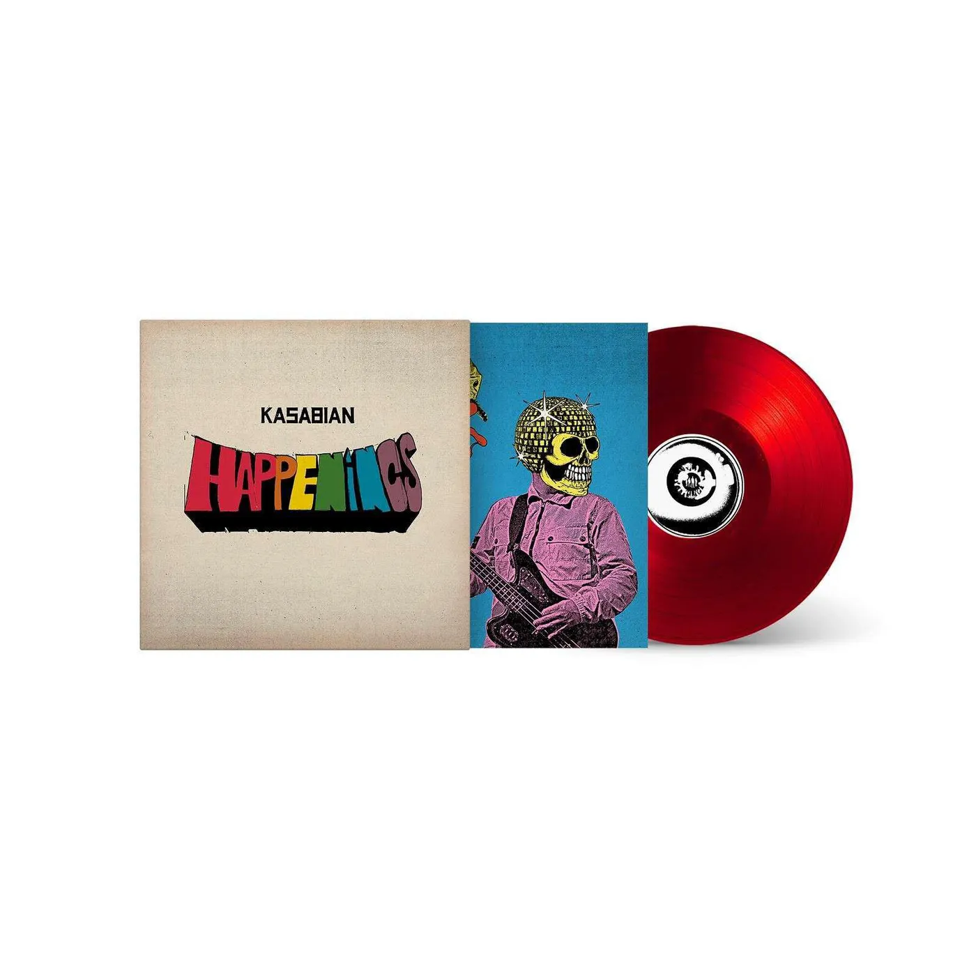 Kasabian Happenings (Red) Vinyl Record