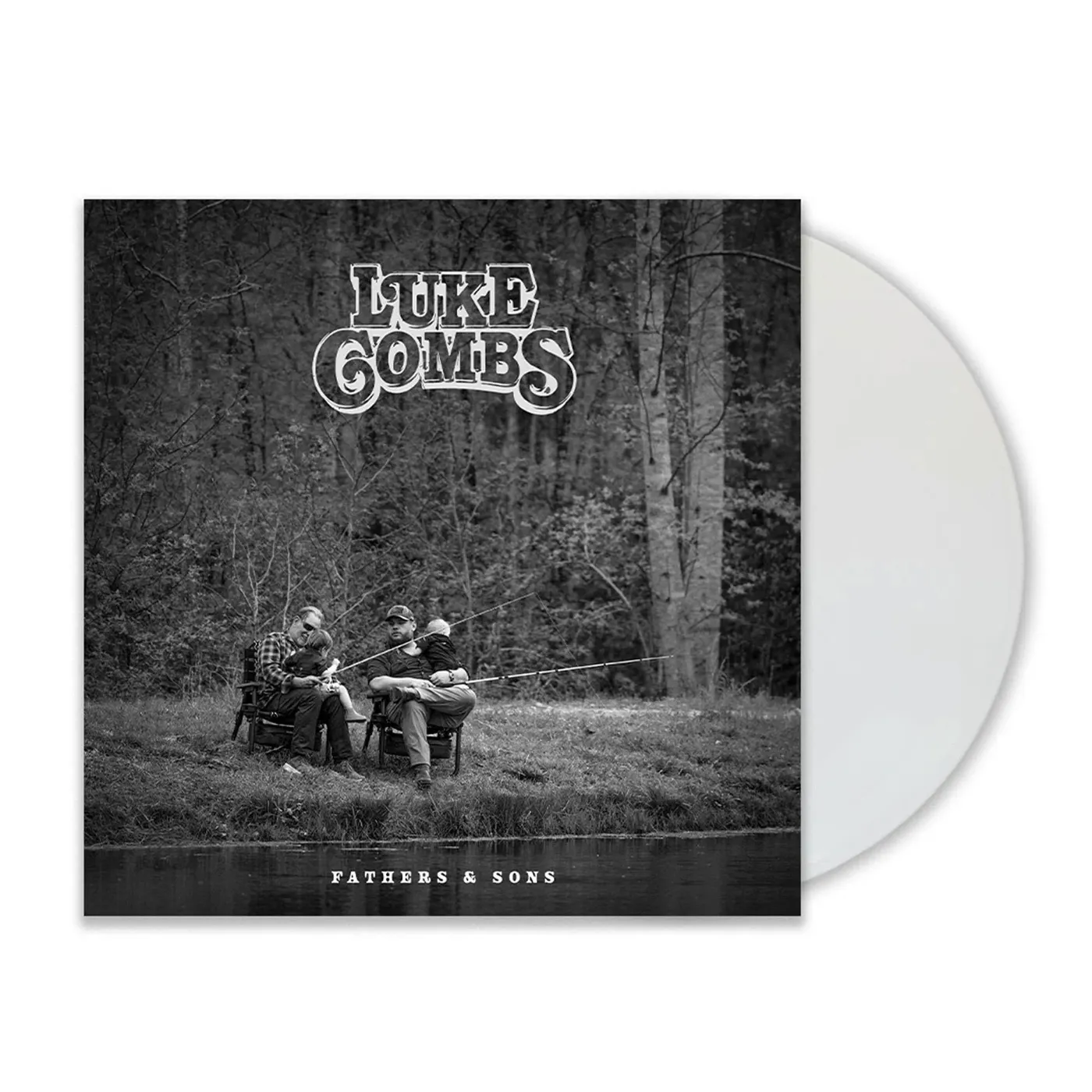 Luke Combs Fathers & Sons (White) Vinyl Record
