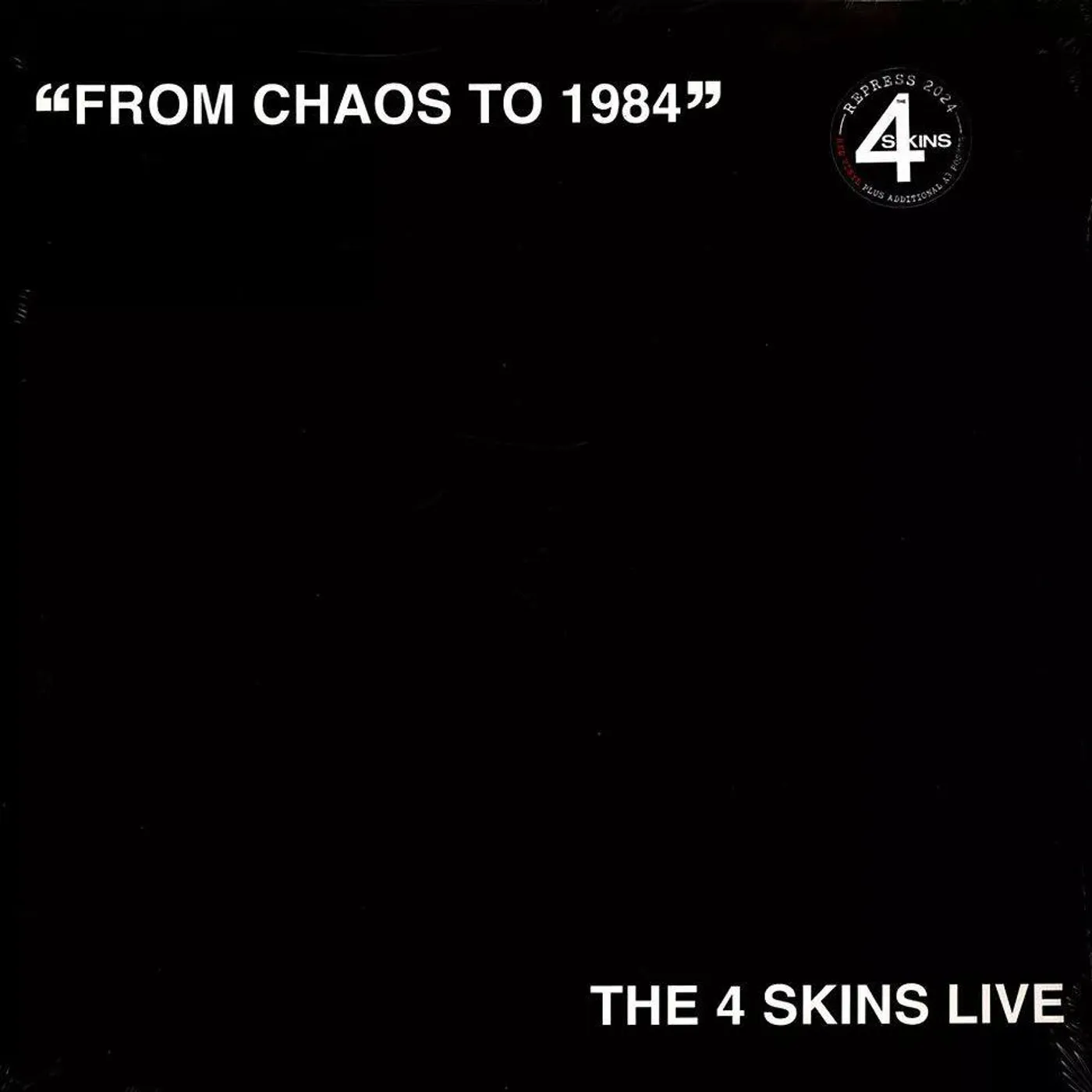 4 Skins From Chaos to 1984 Vinyl Record