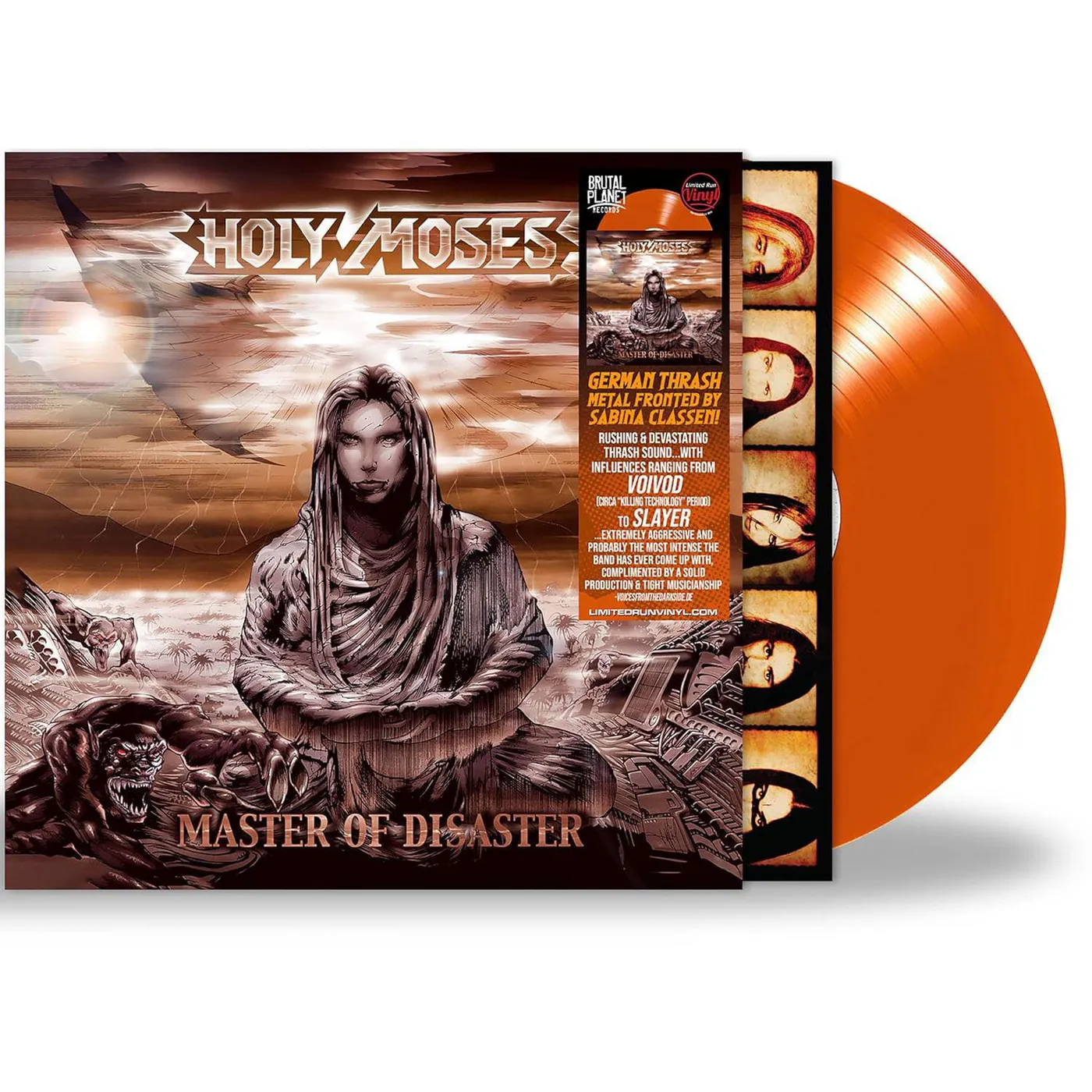 Holy Moses Master Of Disaster - Orange (EP/Limited Edition) Vinyl Record